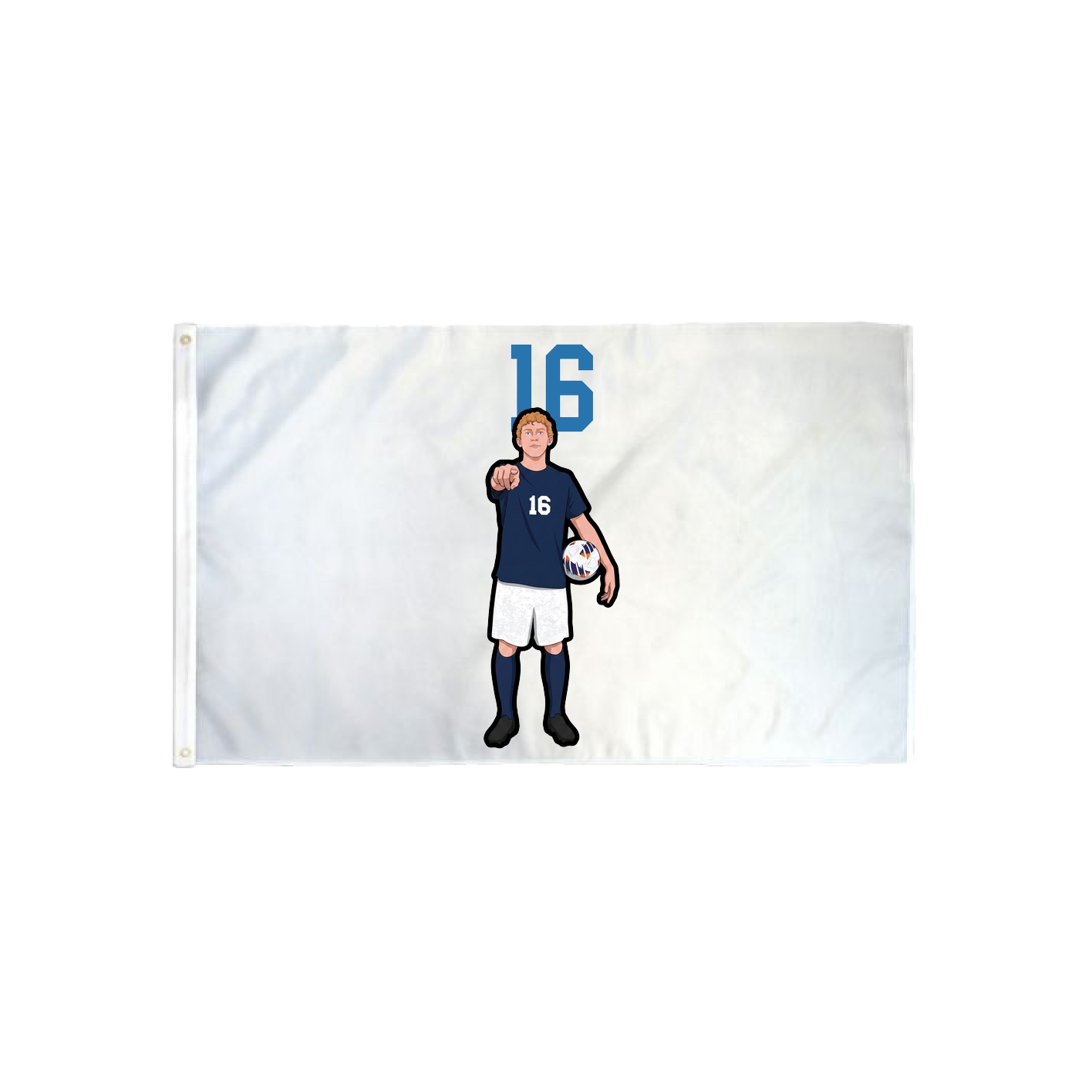 3x5 Flag — Number Top in Classic