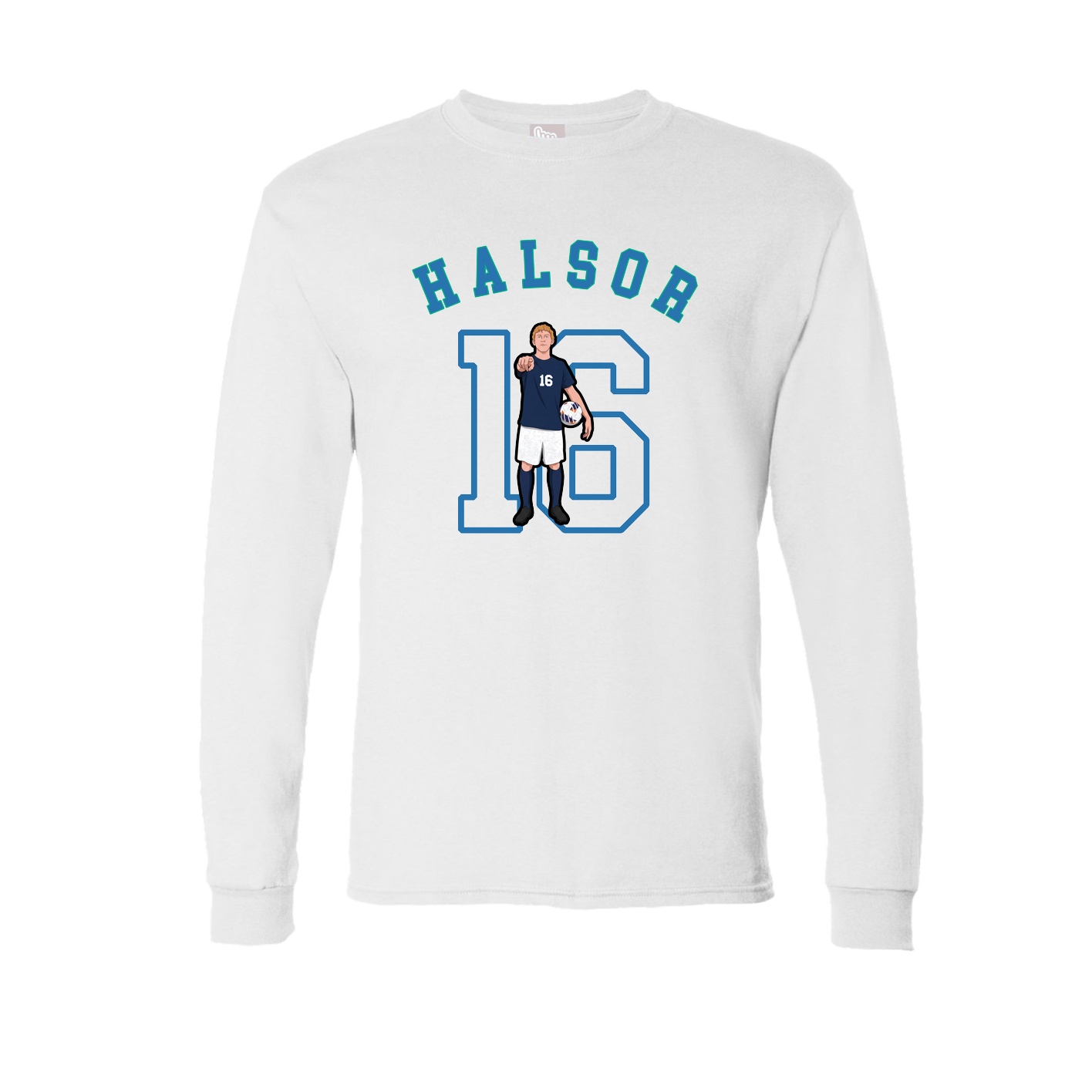 Long Sleeve Tee — Shirsey Arch in White