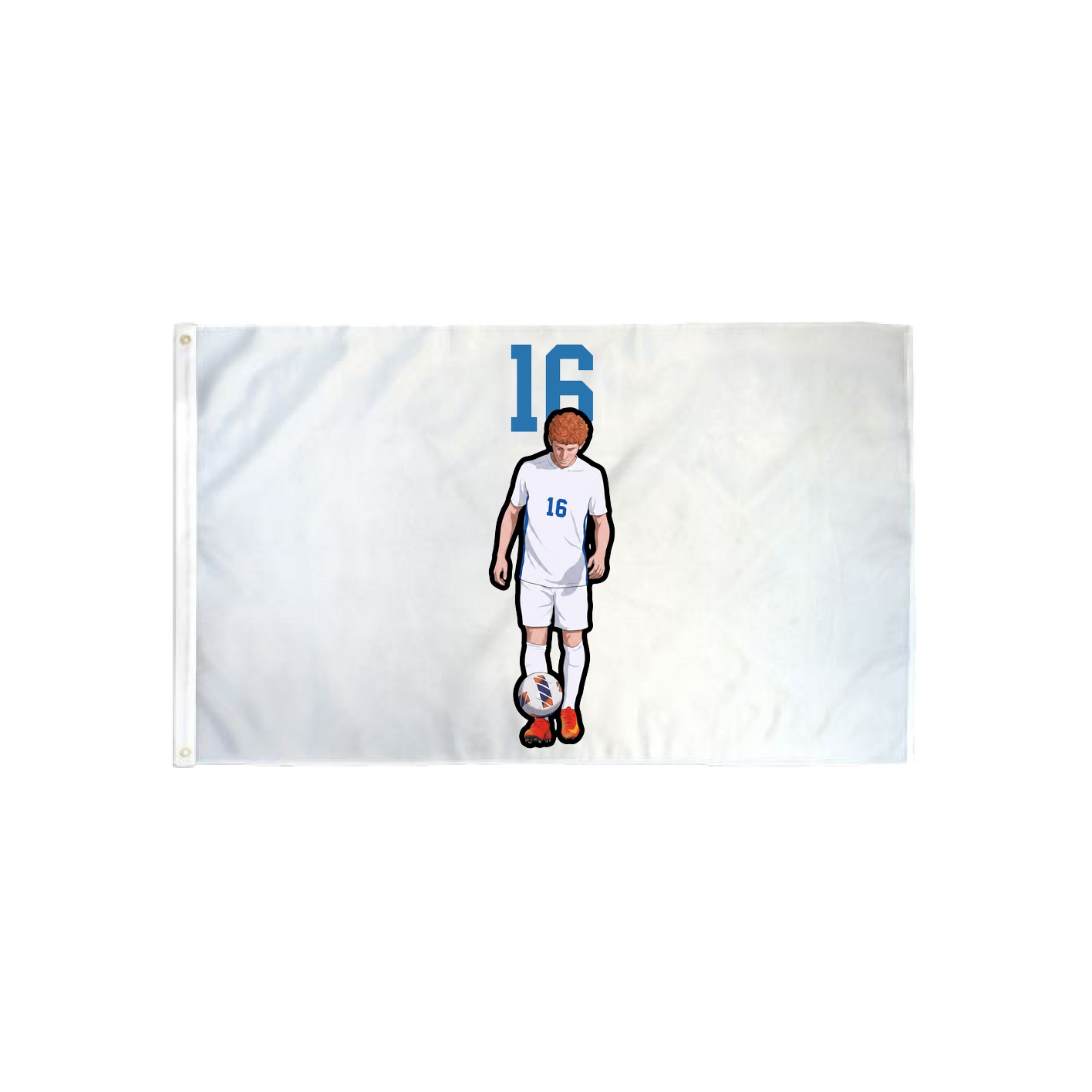 3x5 Flag — Number Top in Classic