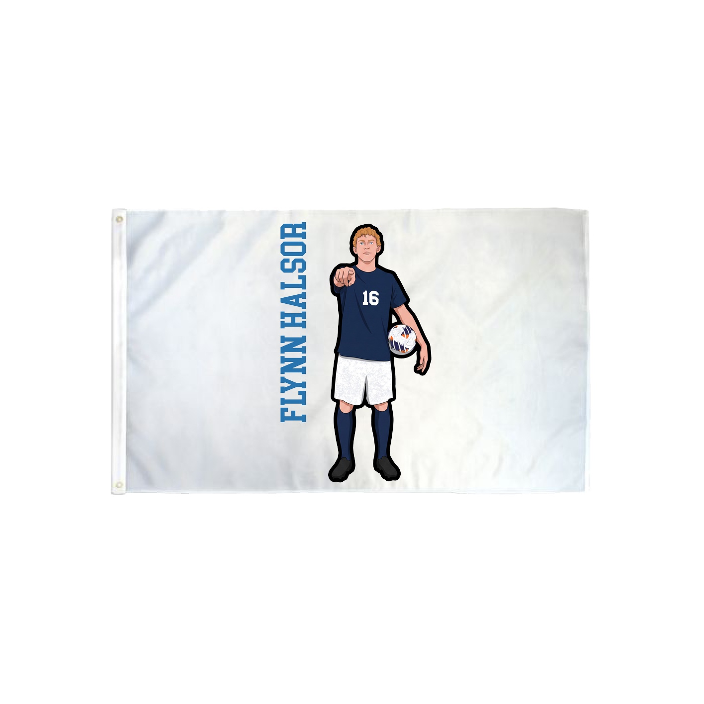 3x5 Flag — Name Vertical in Classic