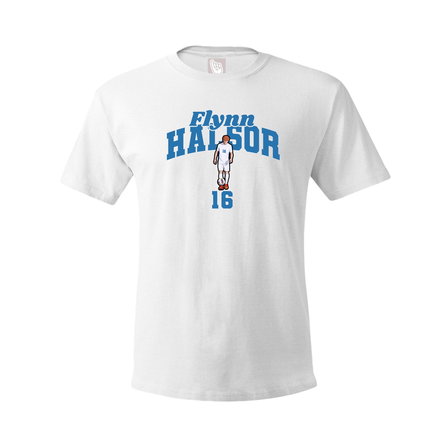 Youth Tee — Signature Arch in White