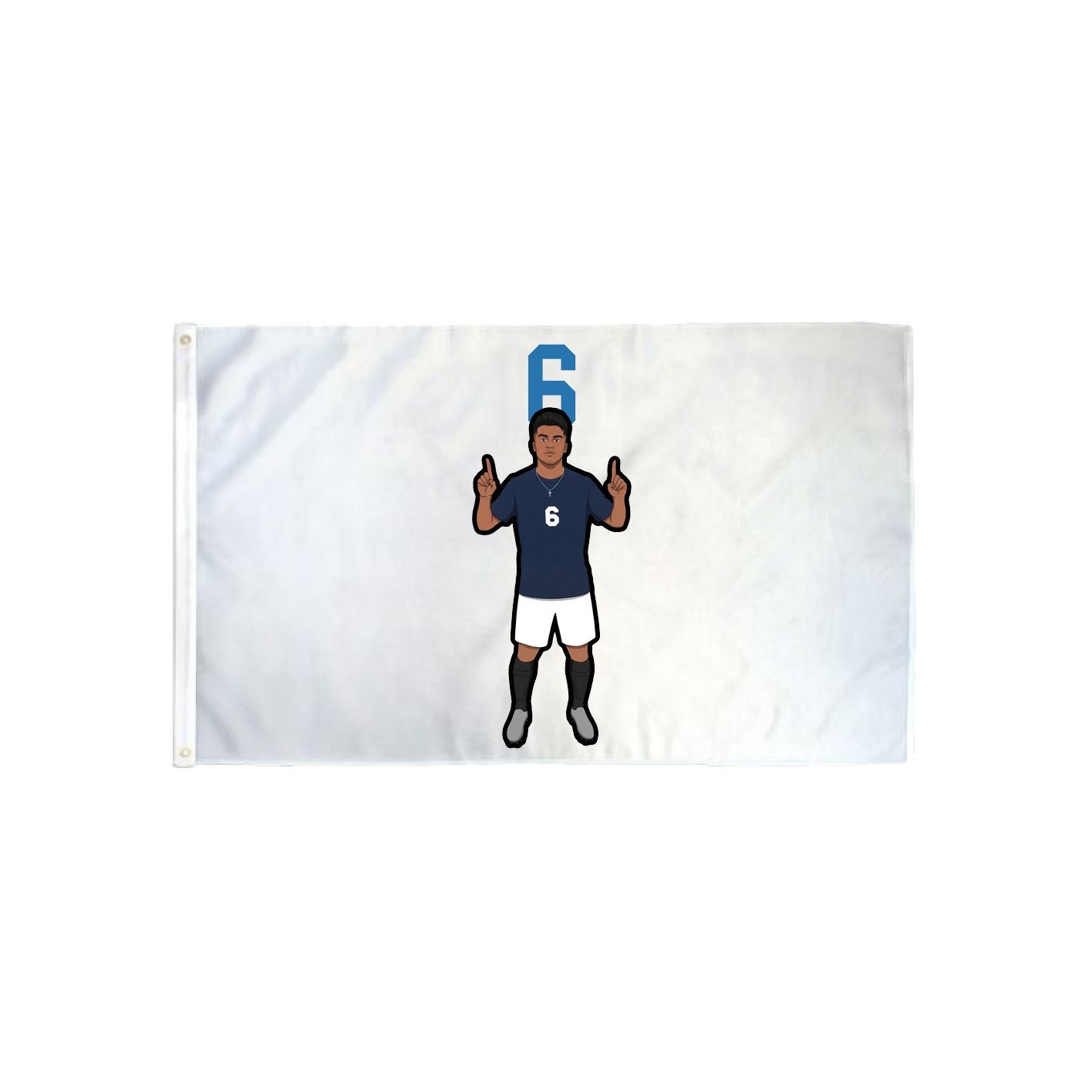 3x5 Flag — Number Top in Classic