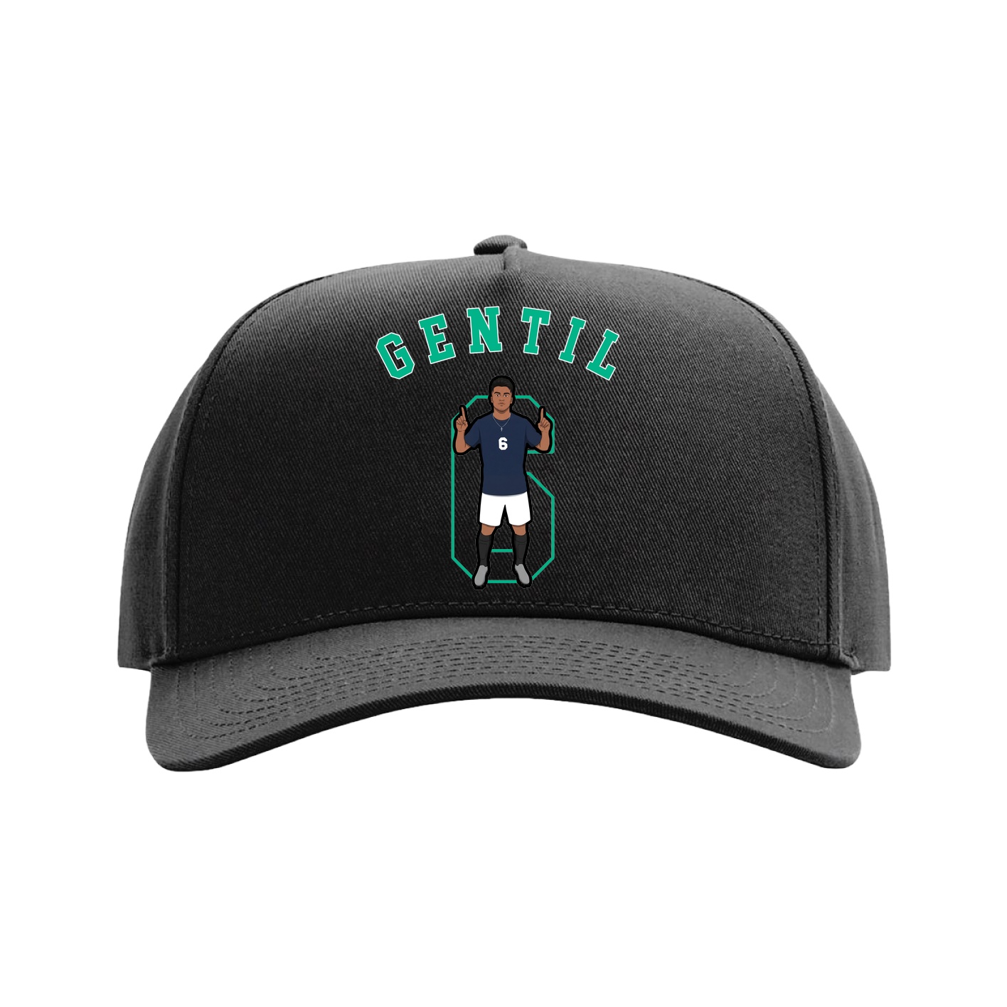 Full Fabric Five-Panel Champ Cap