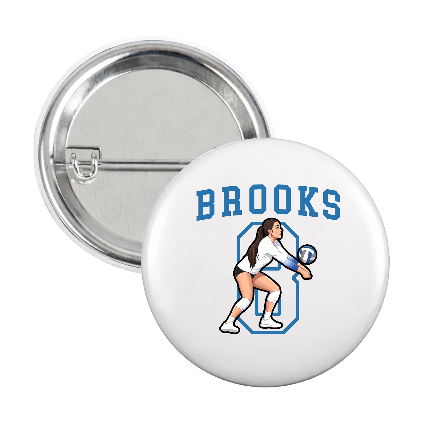 Game Day Button — Shirsey in White