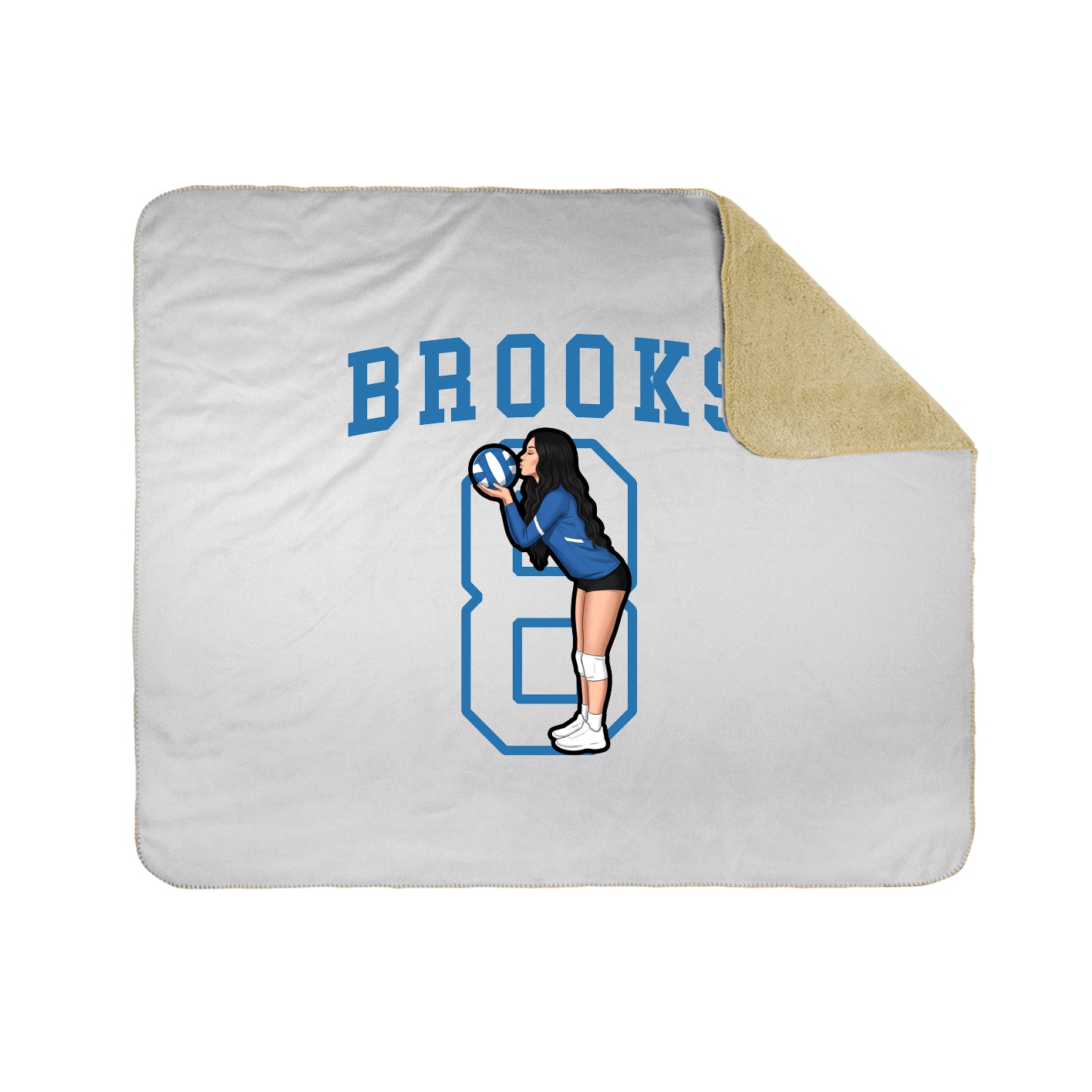 Throw Blanket — Shirsey in White