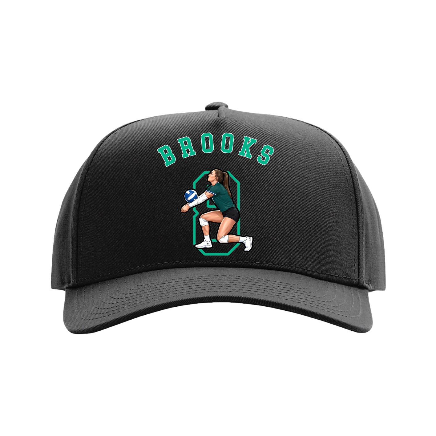 Full Fabric Five-Panel Champ Cap