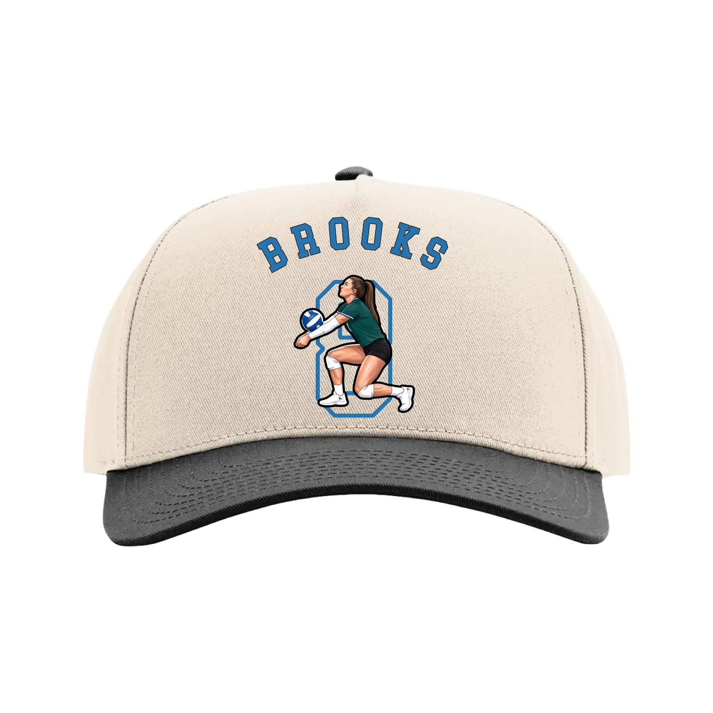 Full Fabric Five-Panel Champ Cap