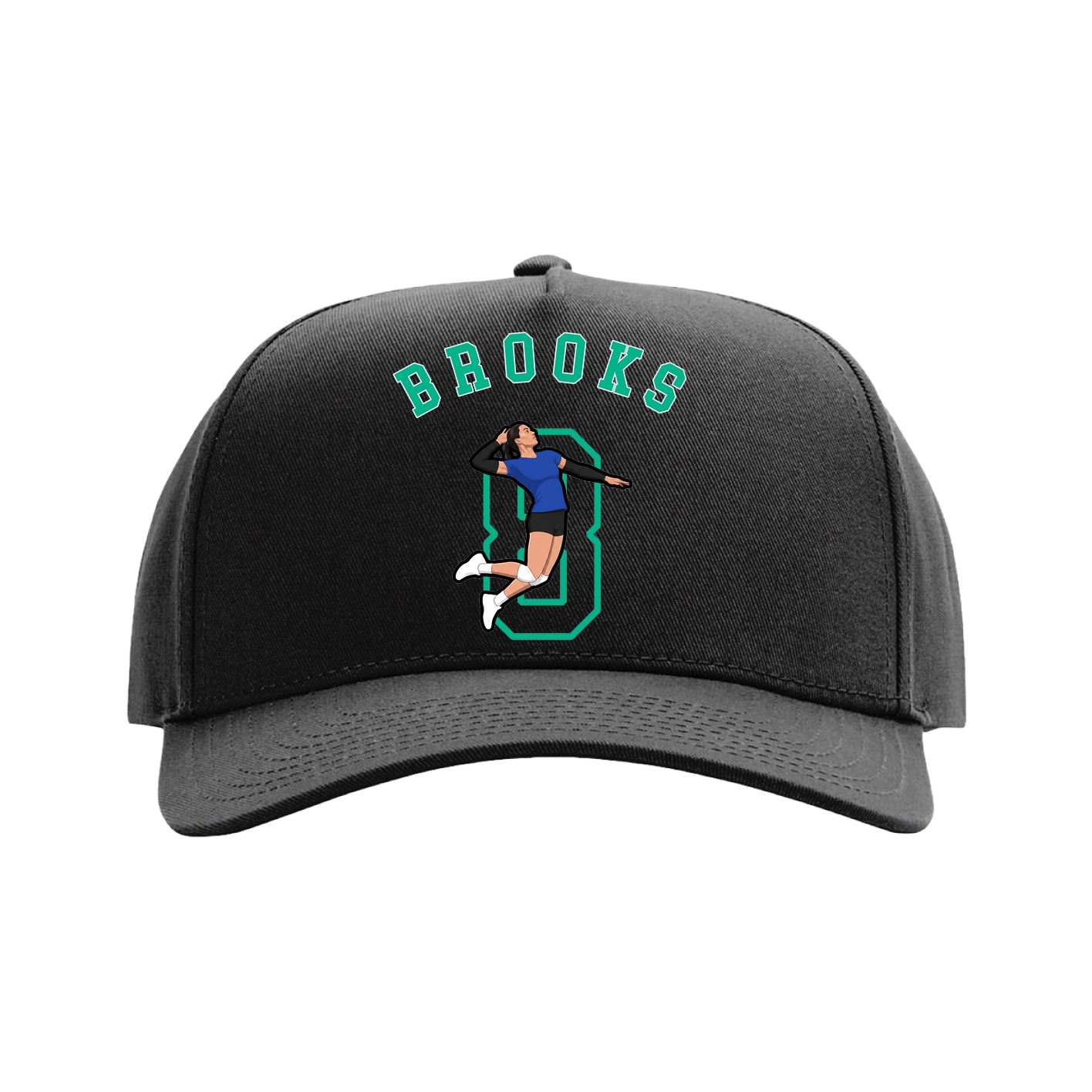 Full Fabric Five-Panel Champ Cap