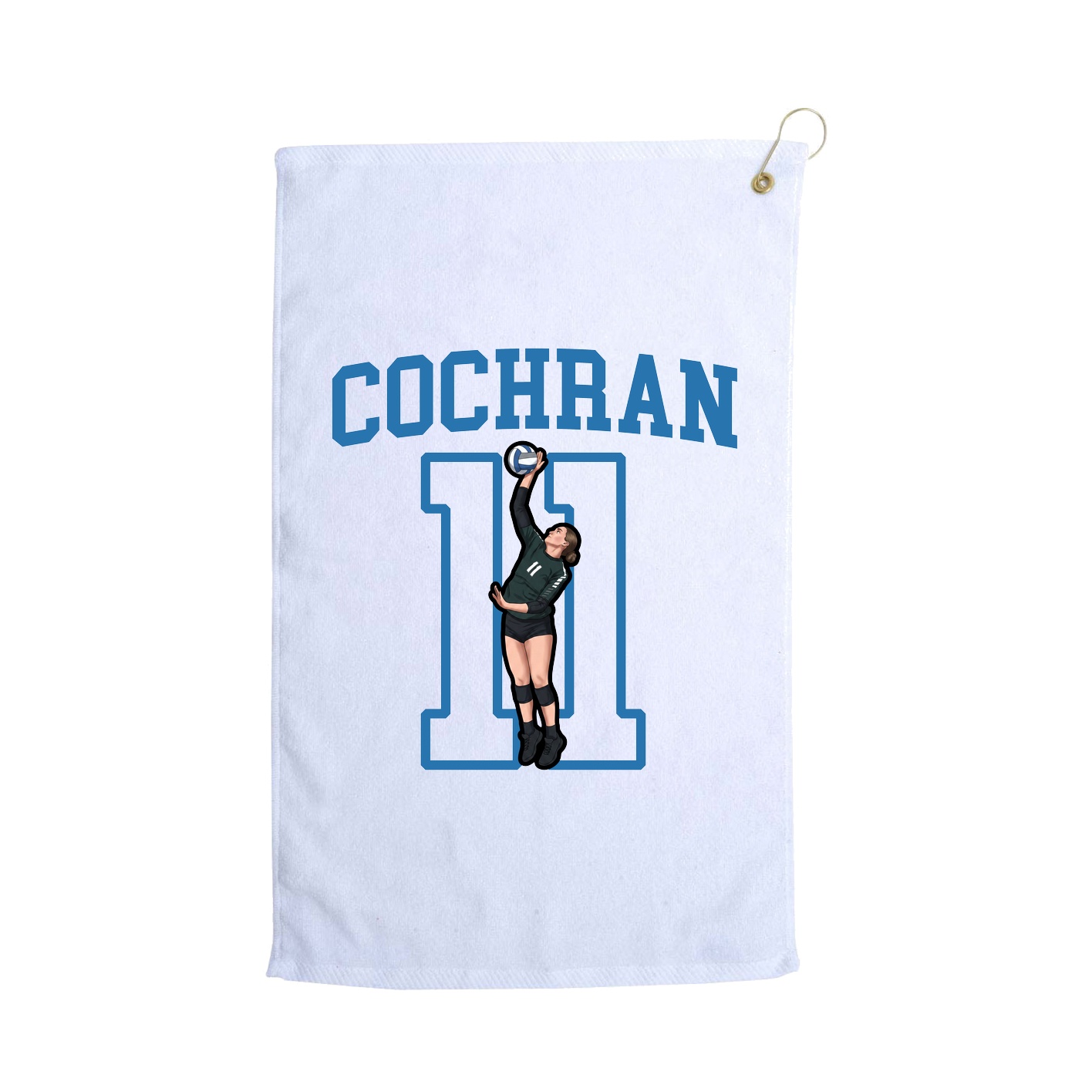 Golf Towel — Shirsey in White