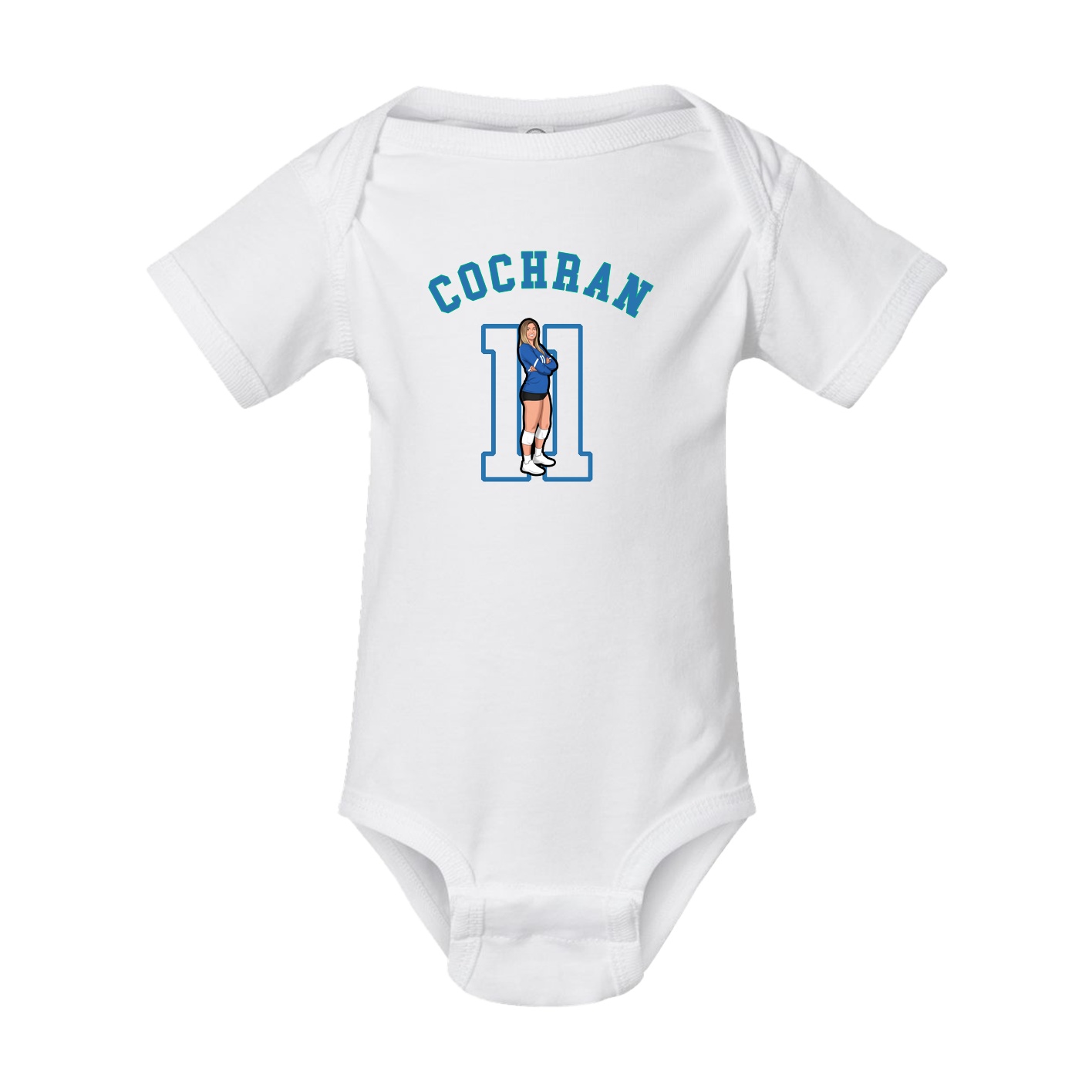 Baby Onesie — Shirsey Arch in White