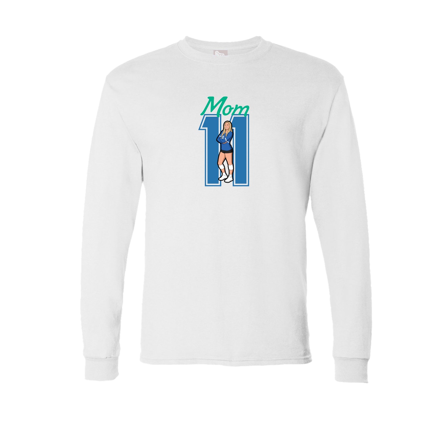 Long Sleeve Tee — Mothers Day Shirsey in White