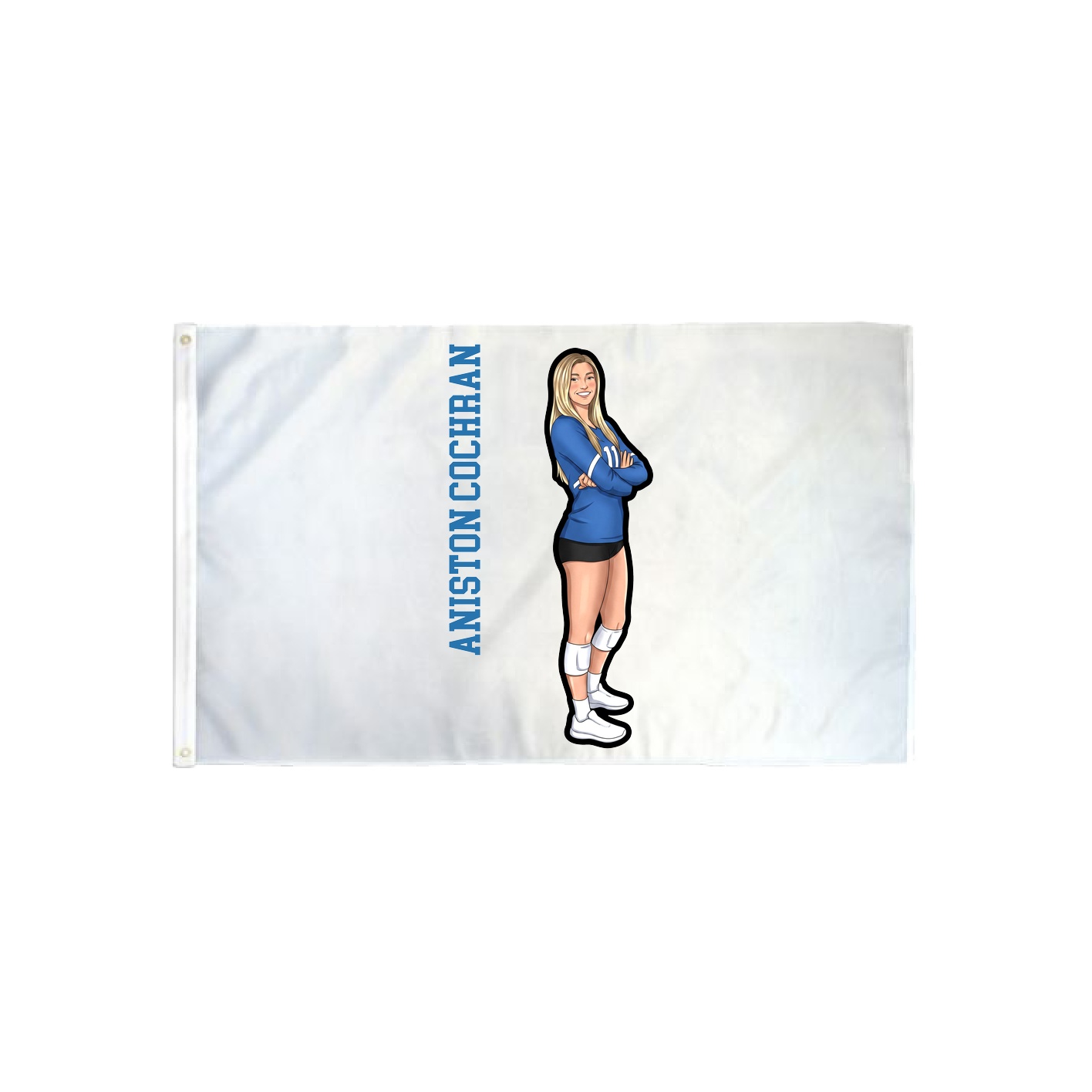 3x5 Flag — Name Vertical in Classic