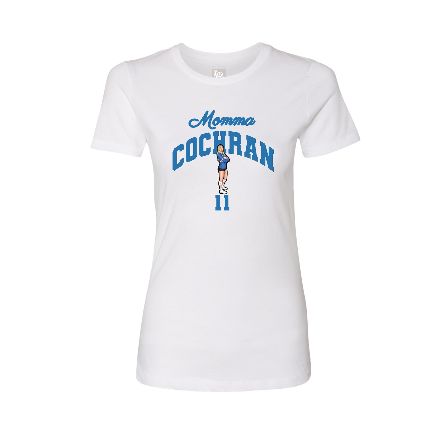Womens Tee — Mothers Day Arch in White