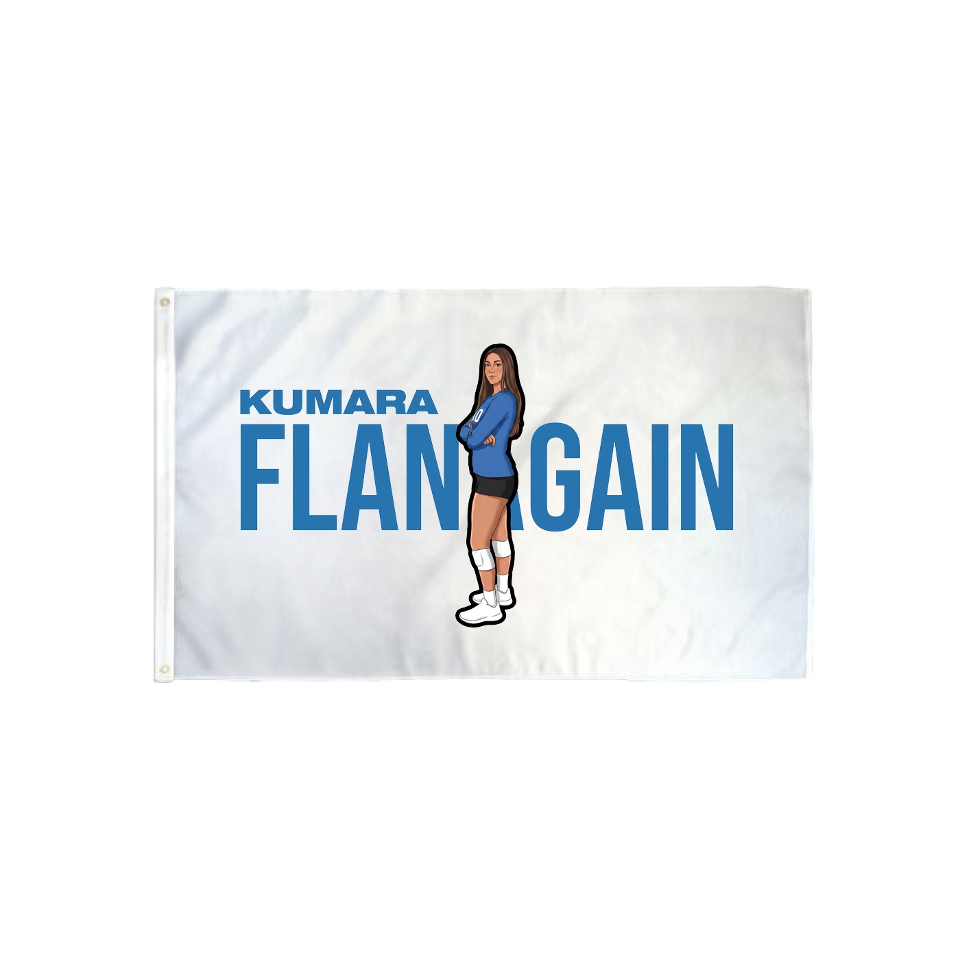 3x5 Flag — Player Name in Classic