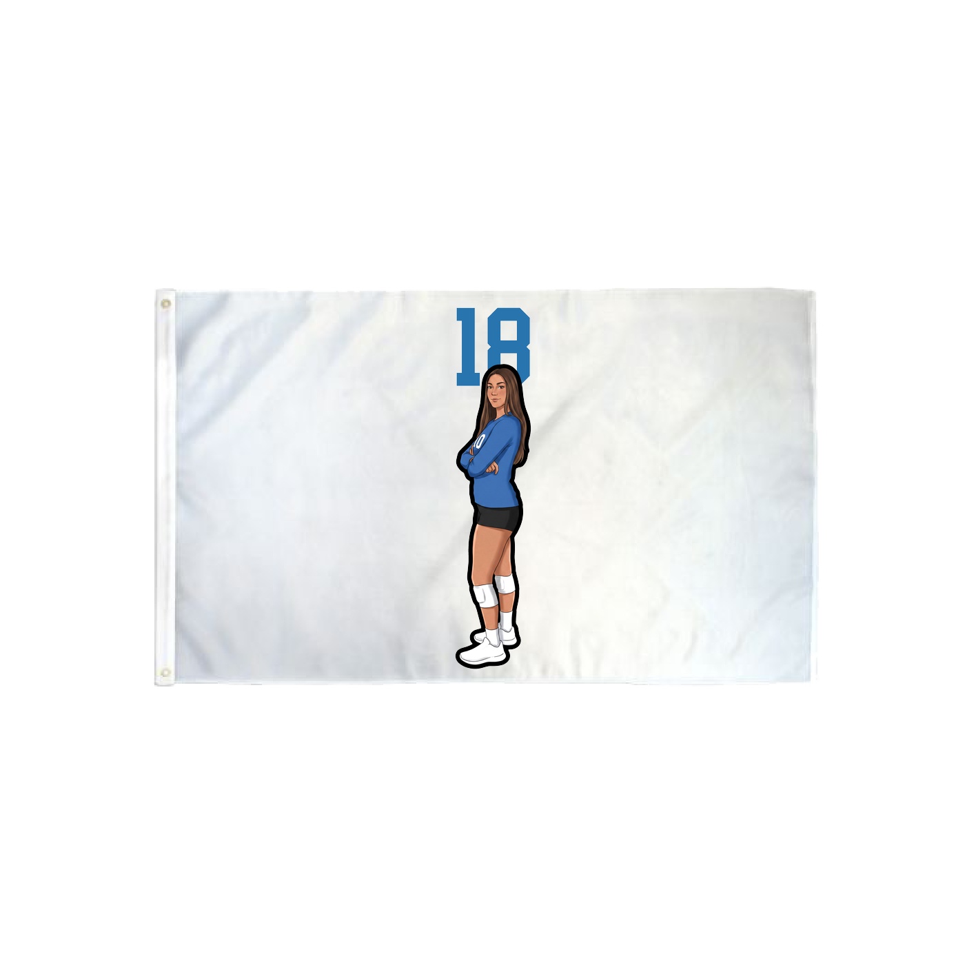 3x5 Flag — Number Top in Classic