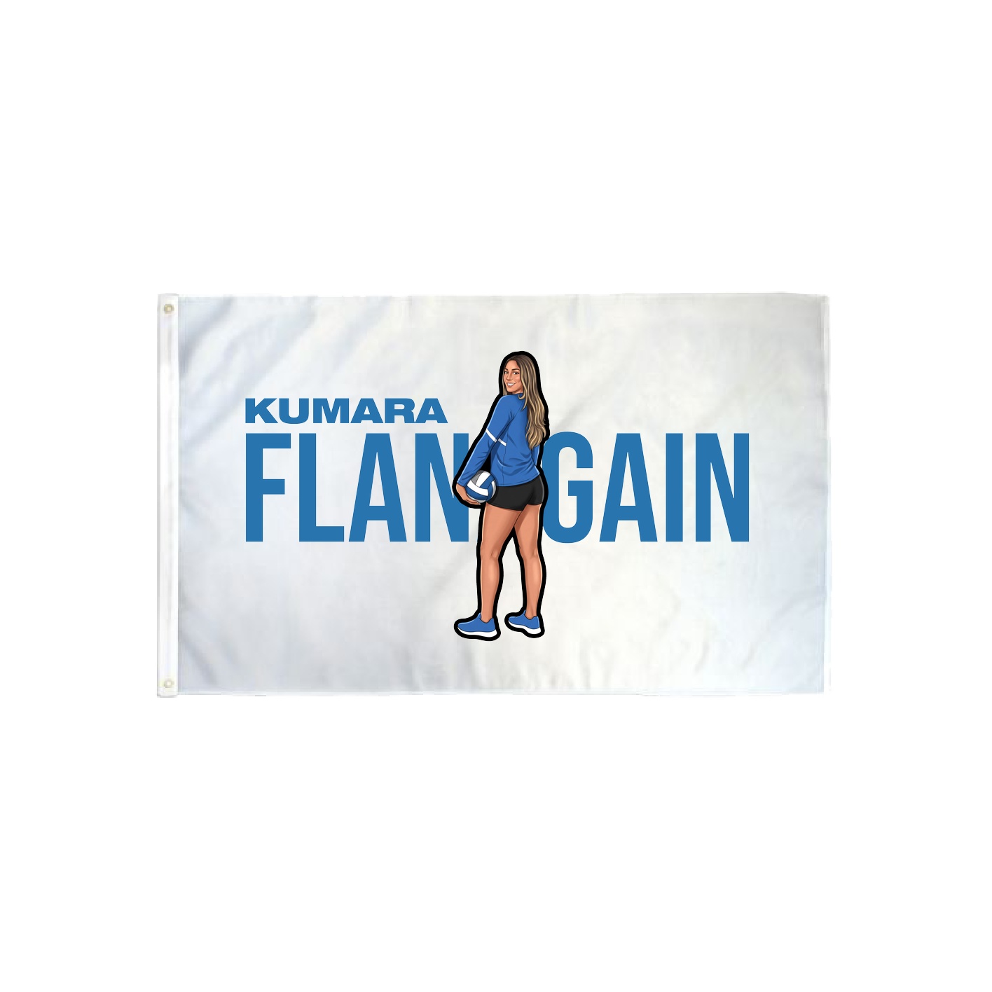 3x5 Flag — Player Name in Classic