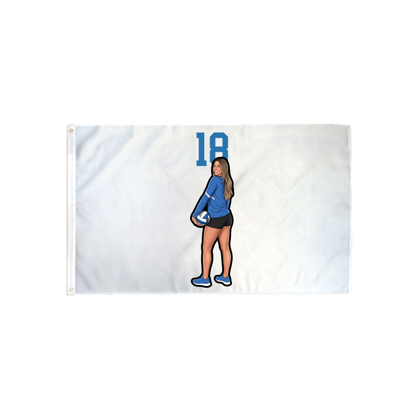 3x5 Flag — Number Top in Classic