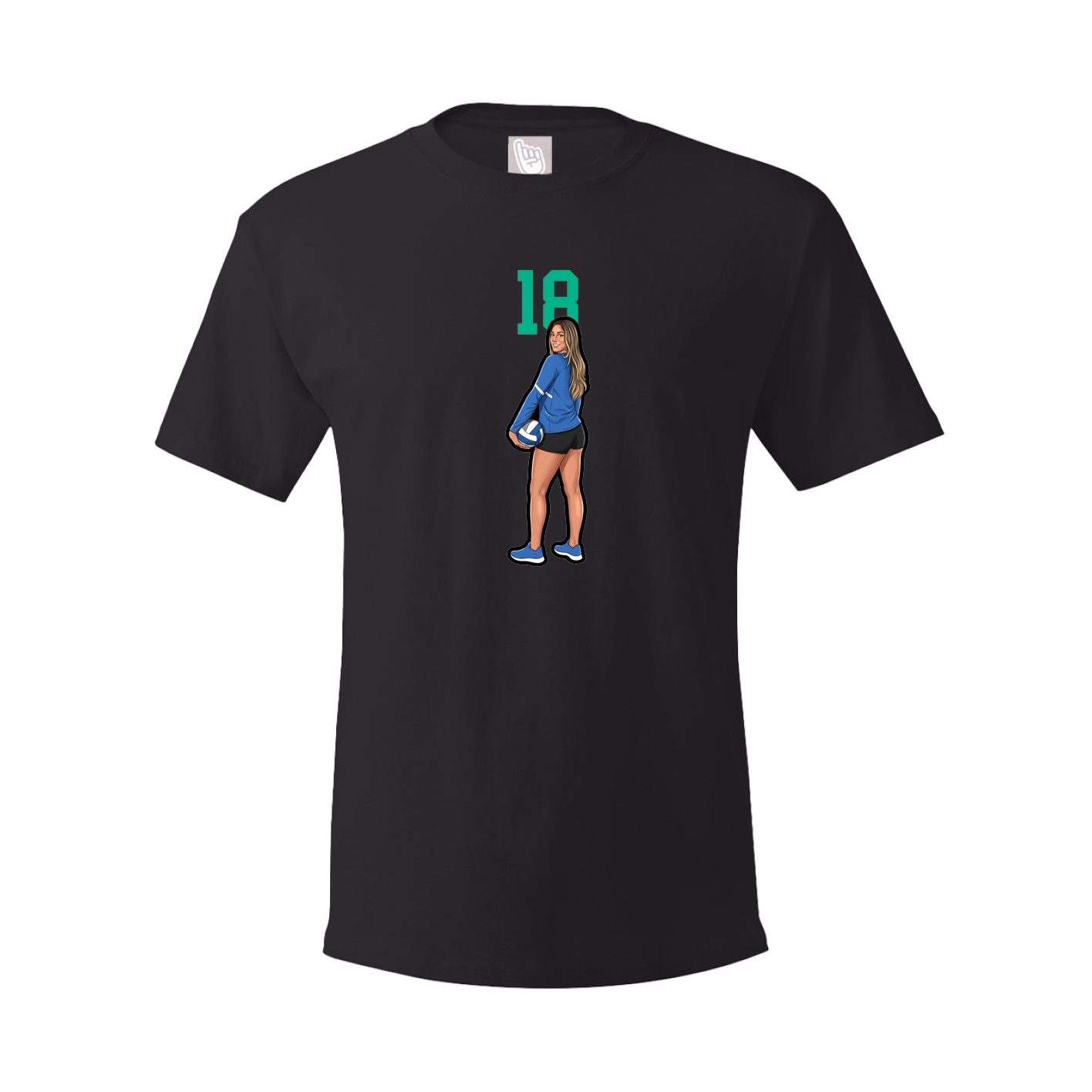 Tee — Number Top in Black