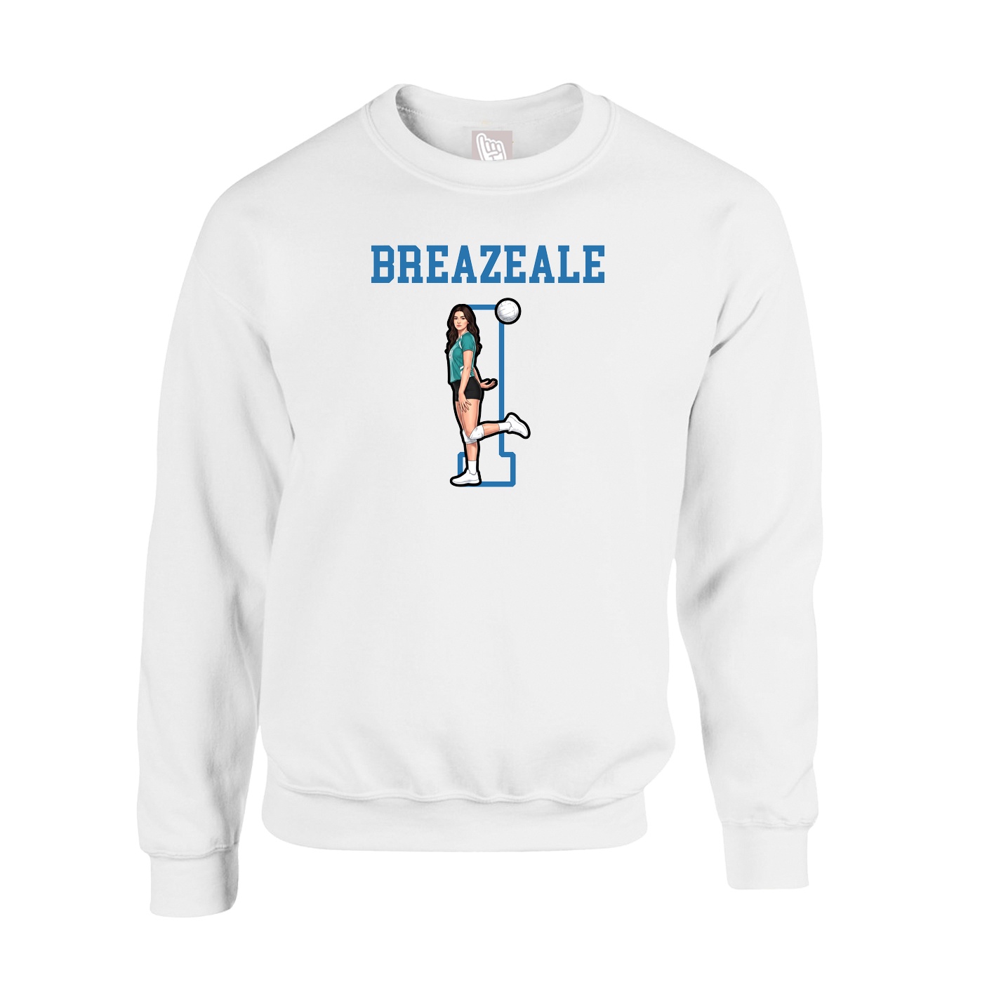 Fleece Crew — Shirsey in White
