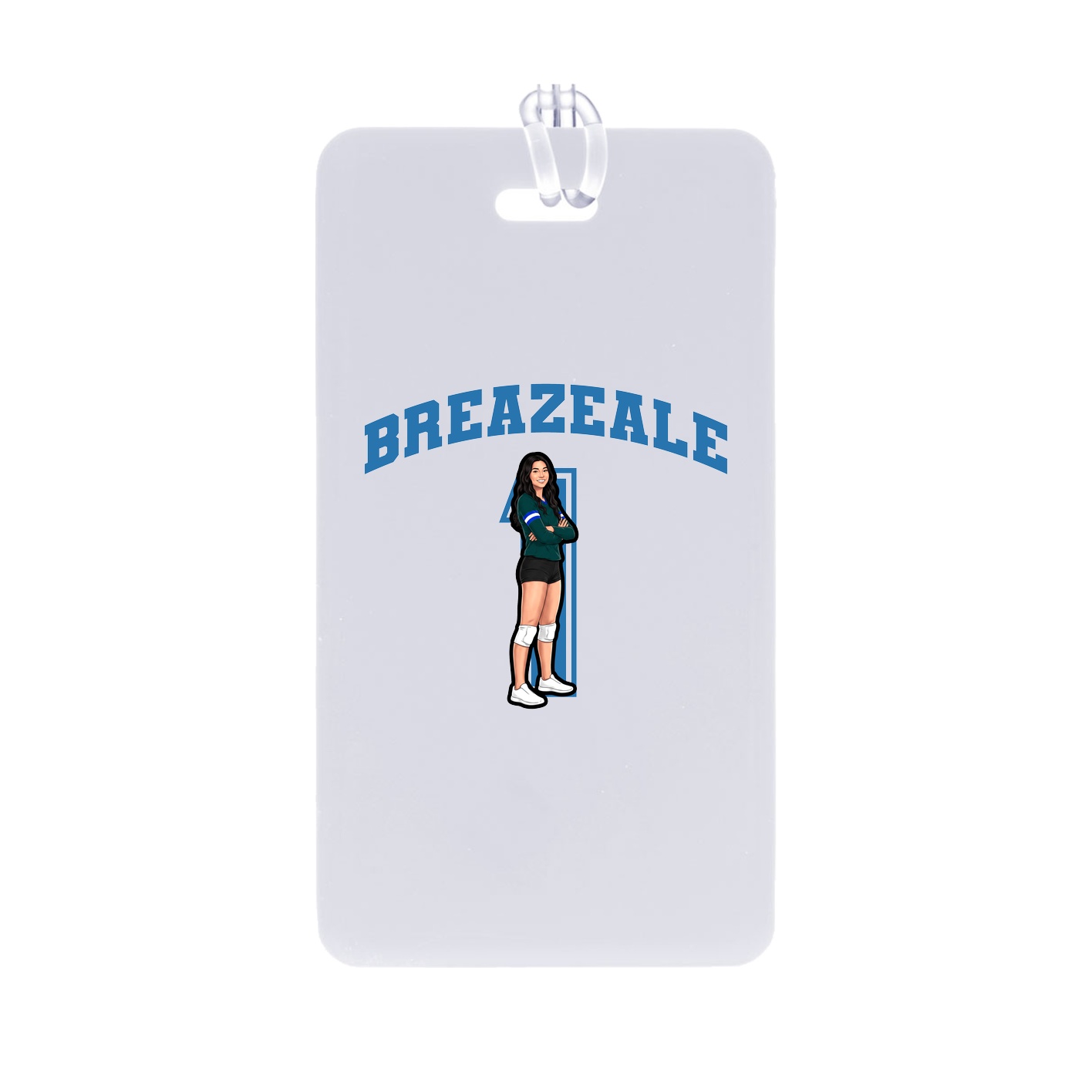 Bag Tag — Number in Classic