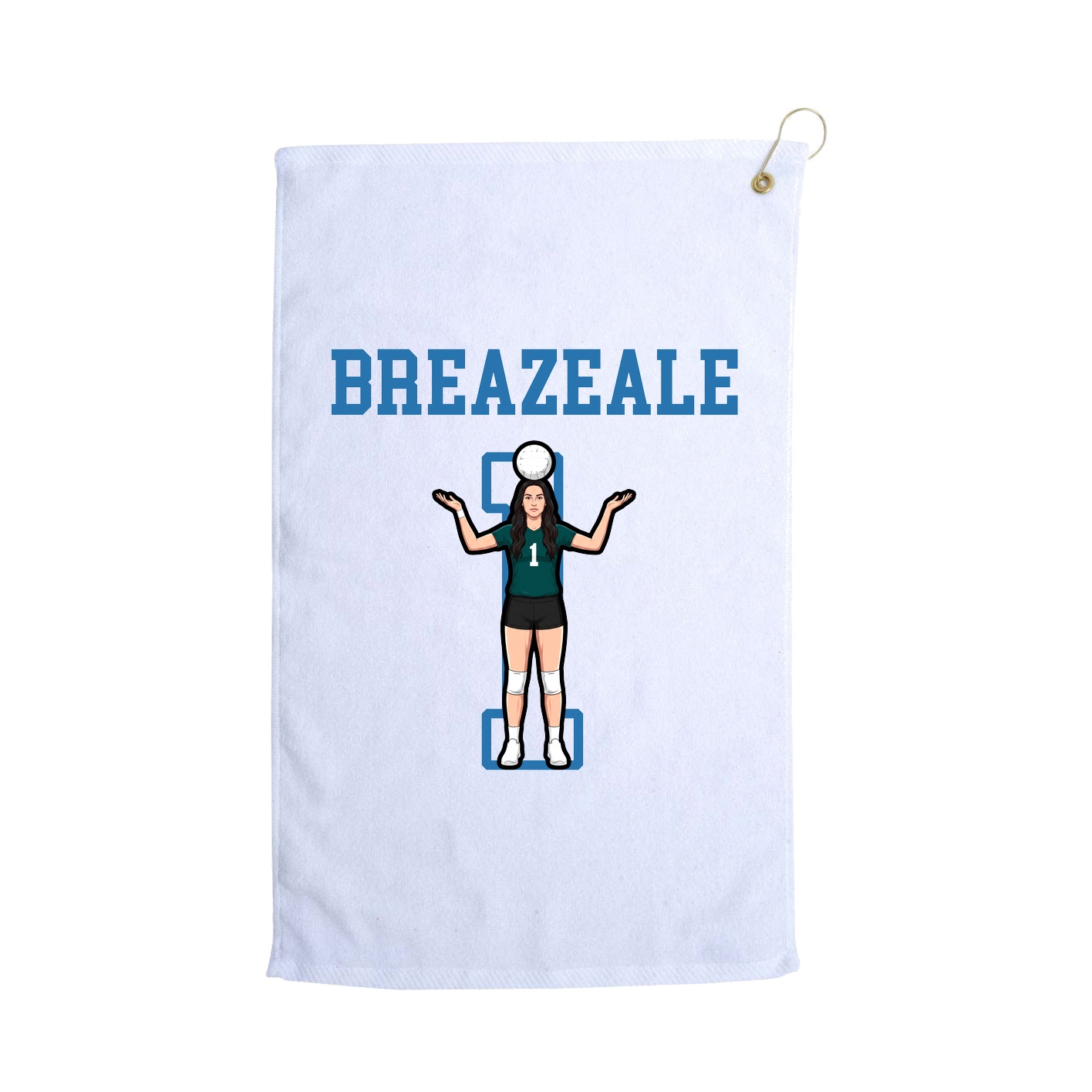 Golf Towel — Shirsey in White