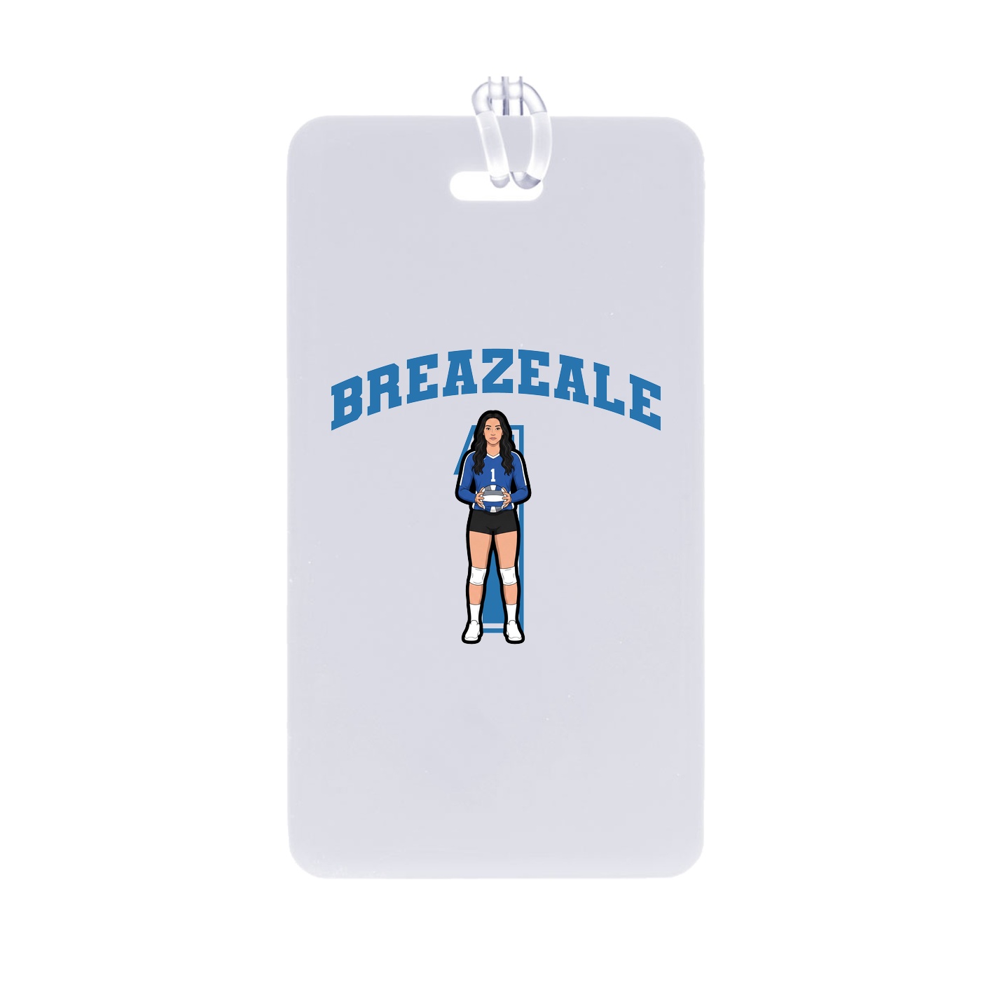Bag Tag — Number in Classic