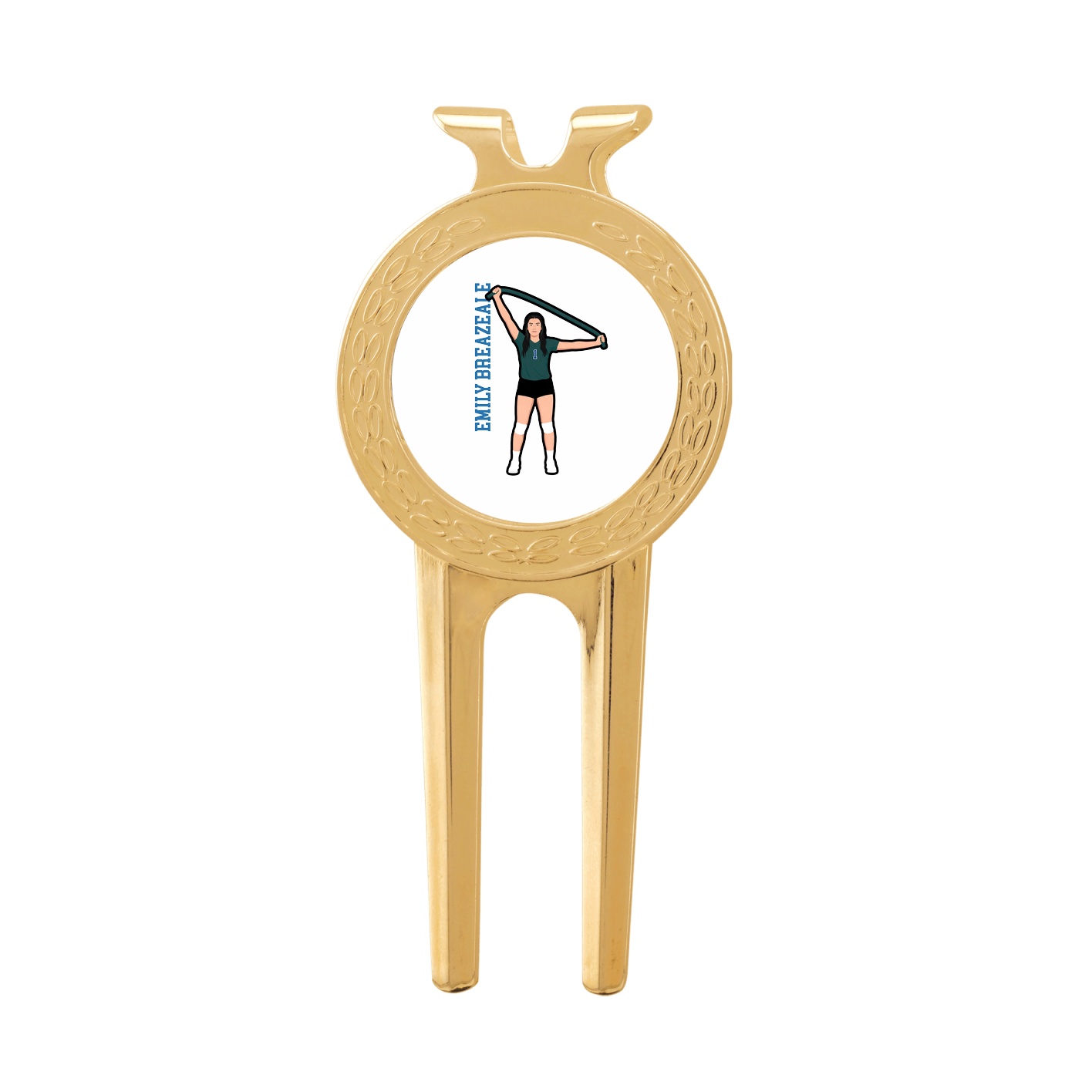 Divot Tool with Ball Marker — Name Vertical in Classic