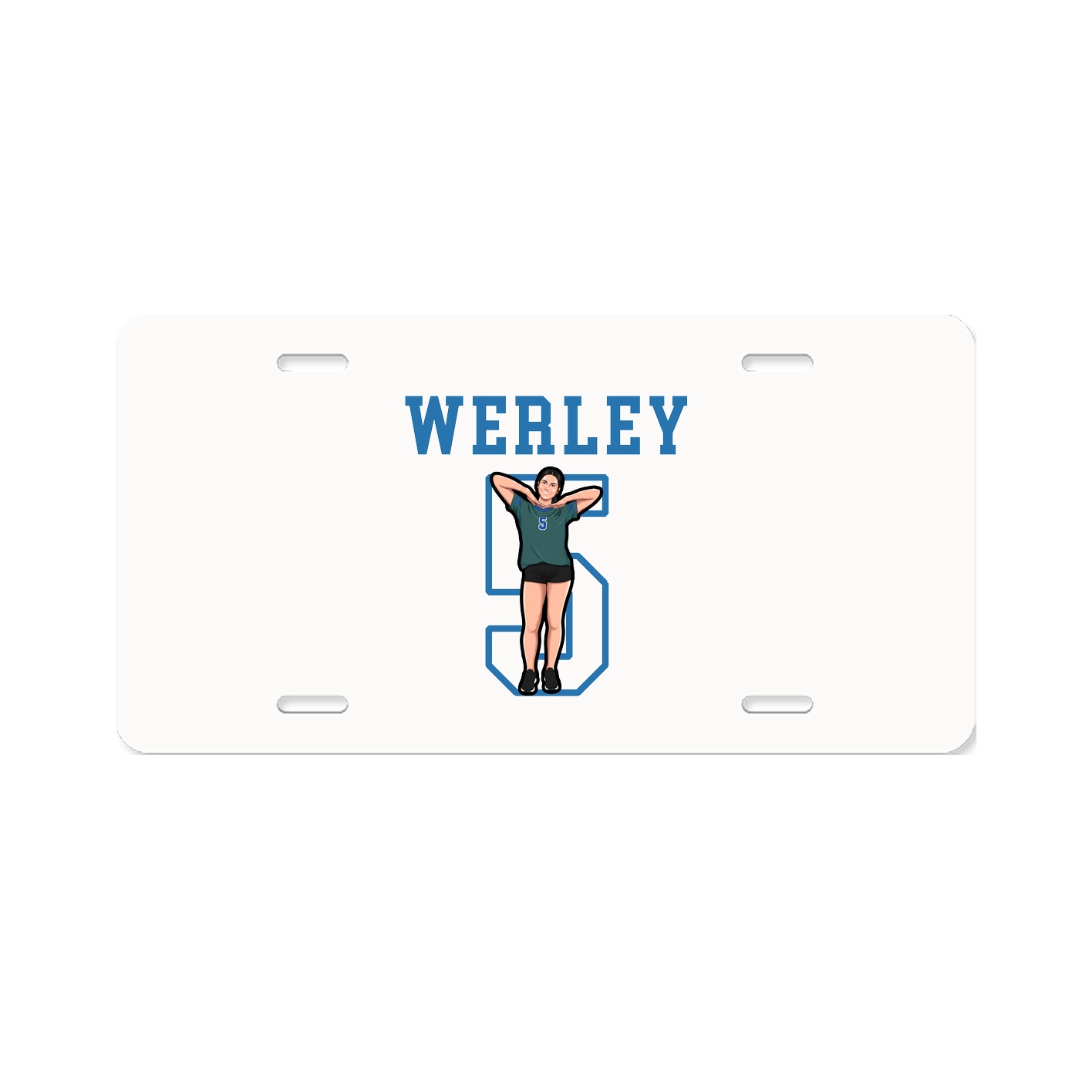 License Plate — Shirsey in Classic