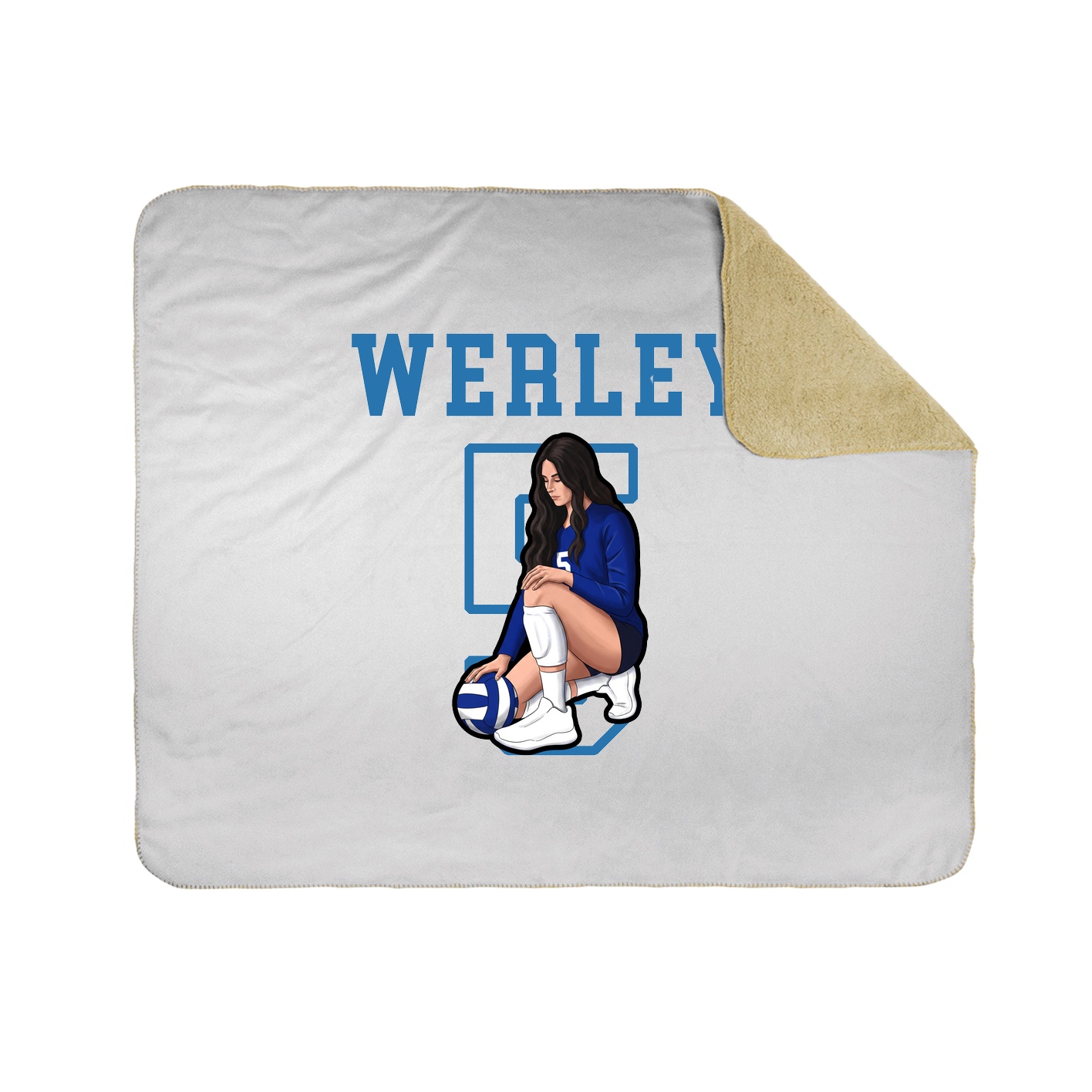 Throw Blanket — Shirsey in White