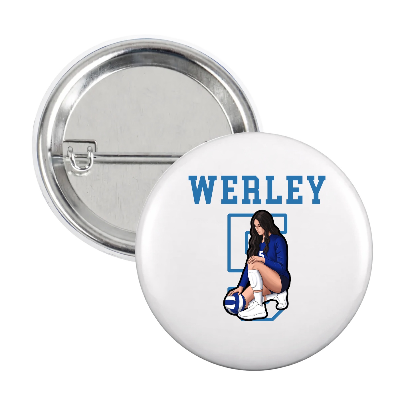 Game Day Button — Shirsey in White