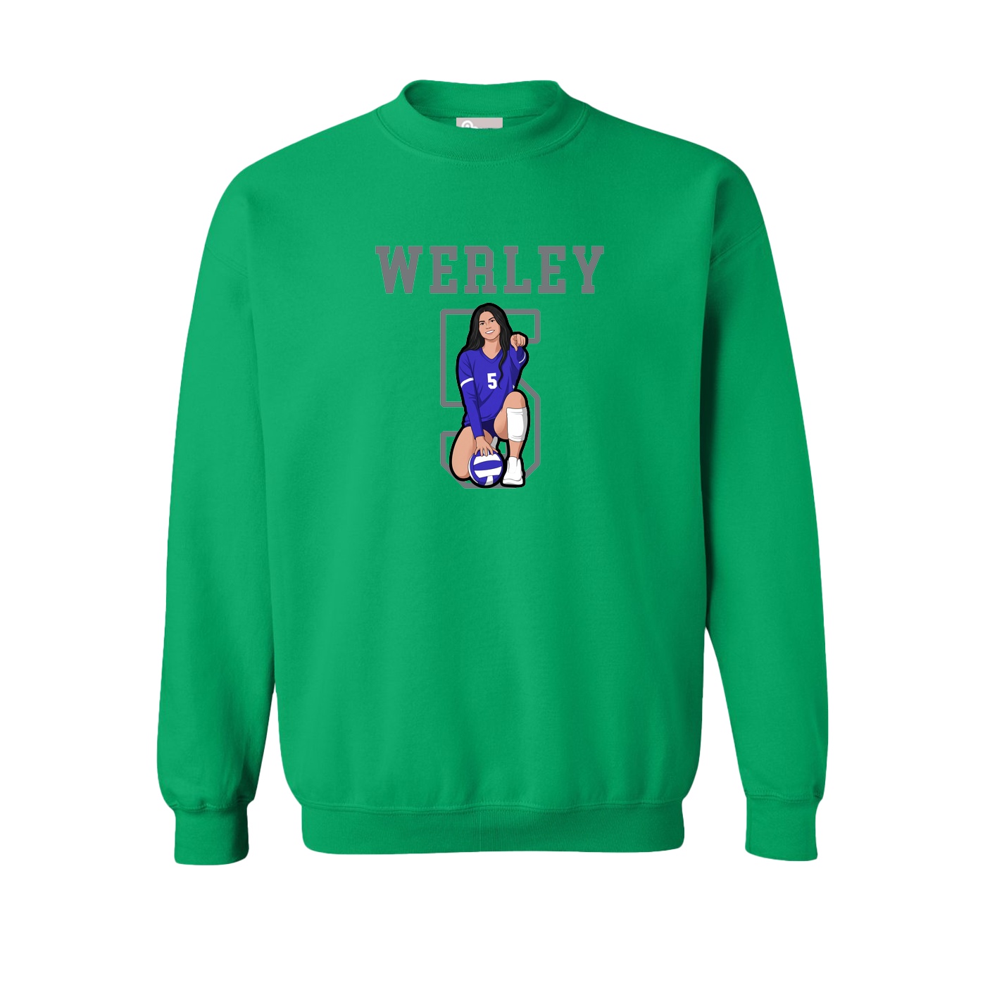 Fleece Crew — Shirsey in Green