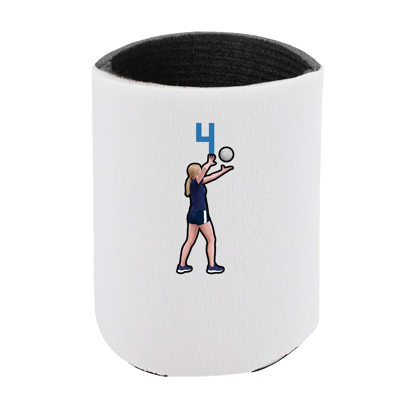 Can Holder — Number Top in White