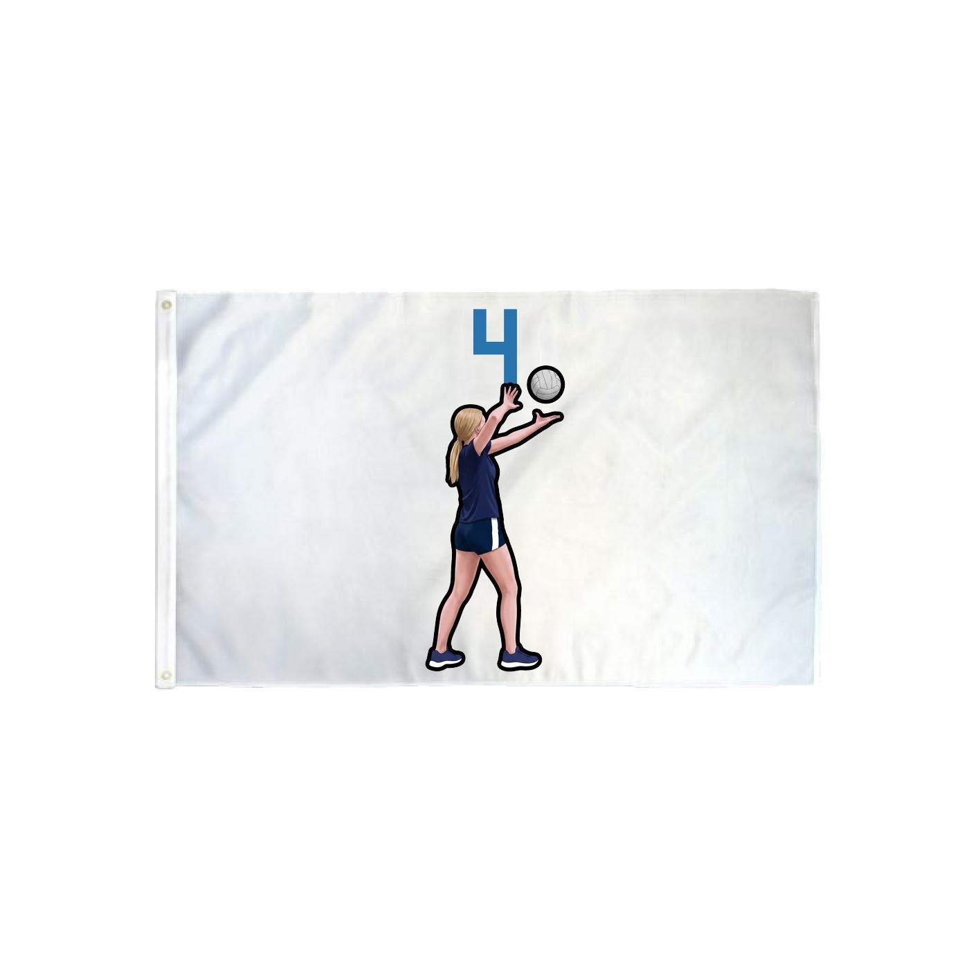 3x5 Flag — Number Top in Classic
