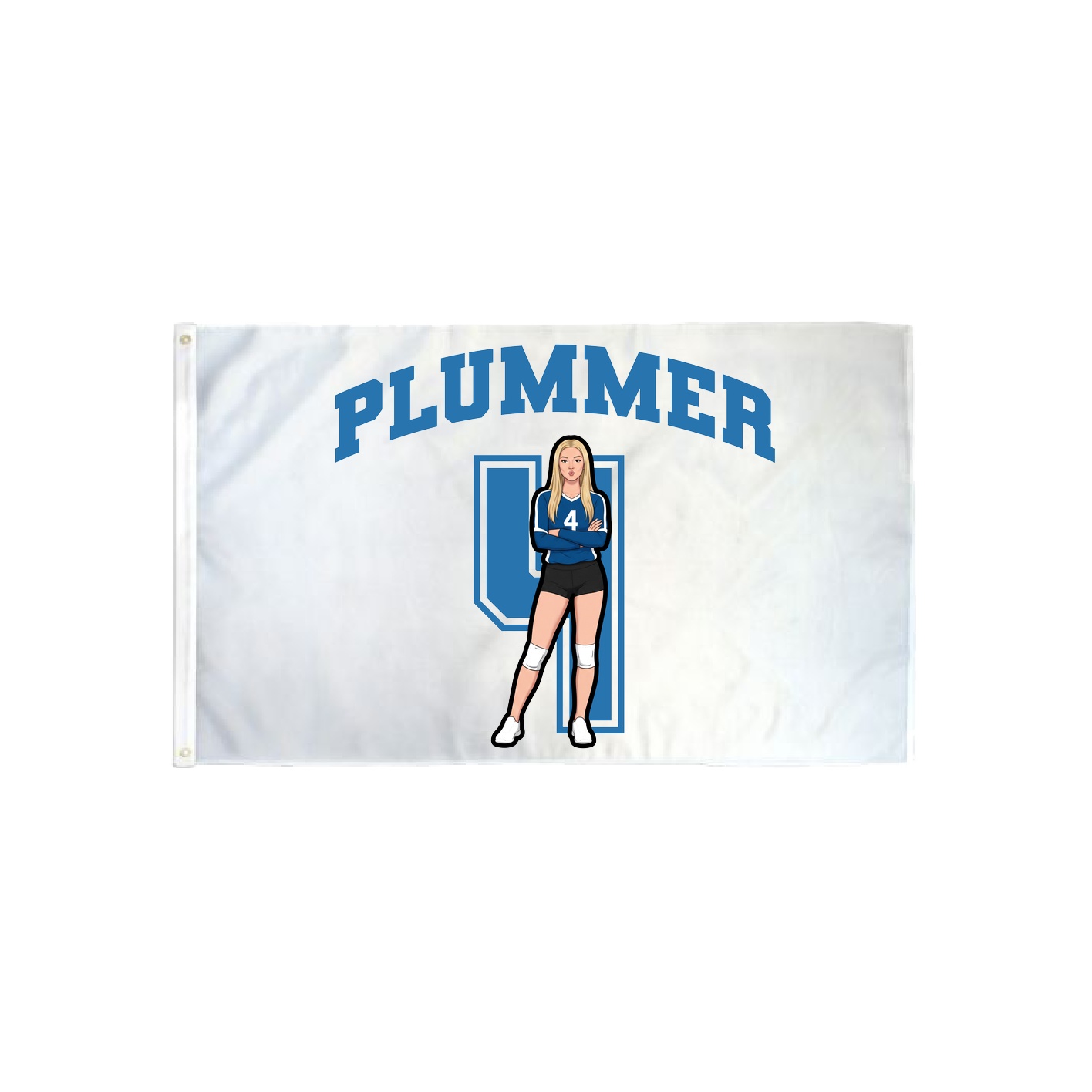 3x5 Flag — Number in Classic