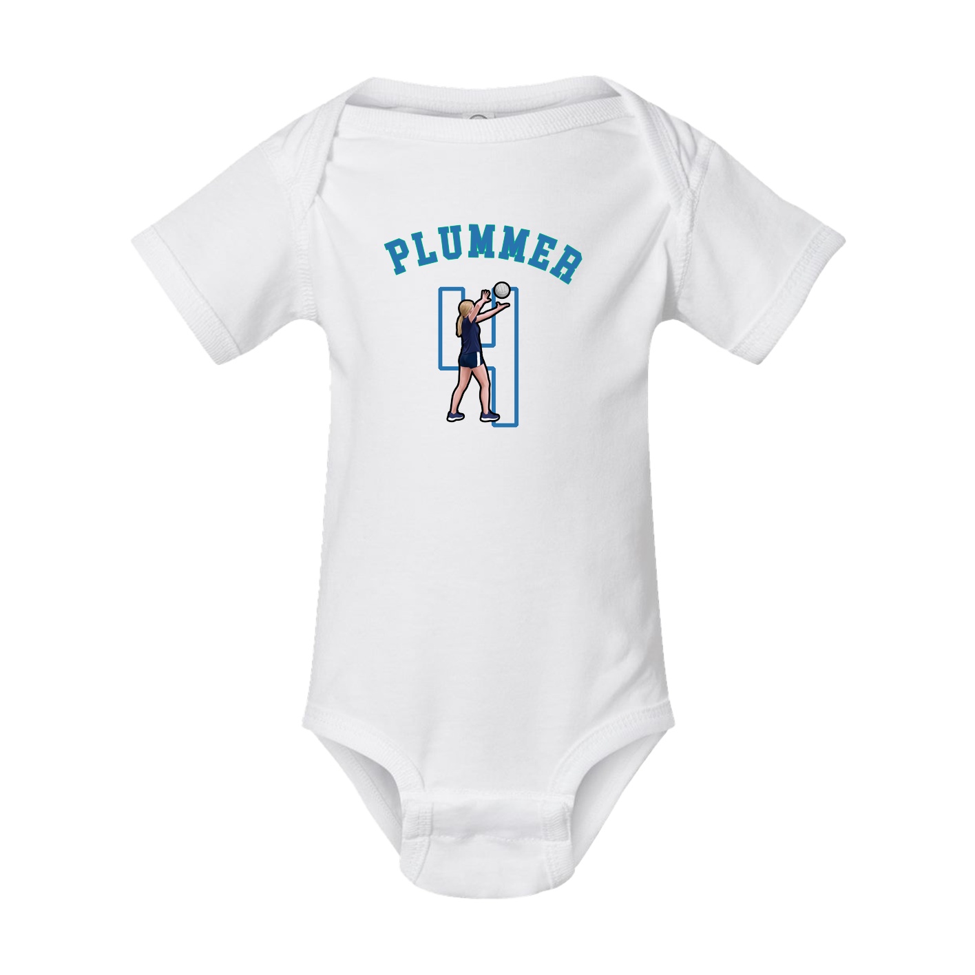 Baby Onesie — Shirsey Arch in White