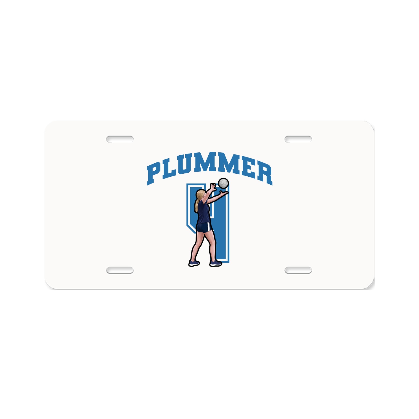 License Plate — Number in Classic