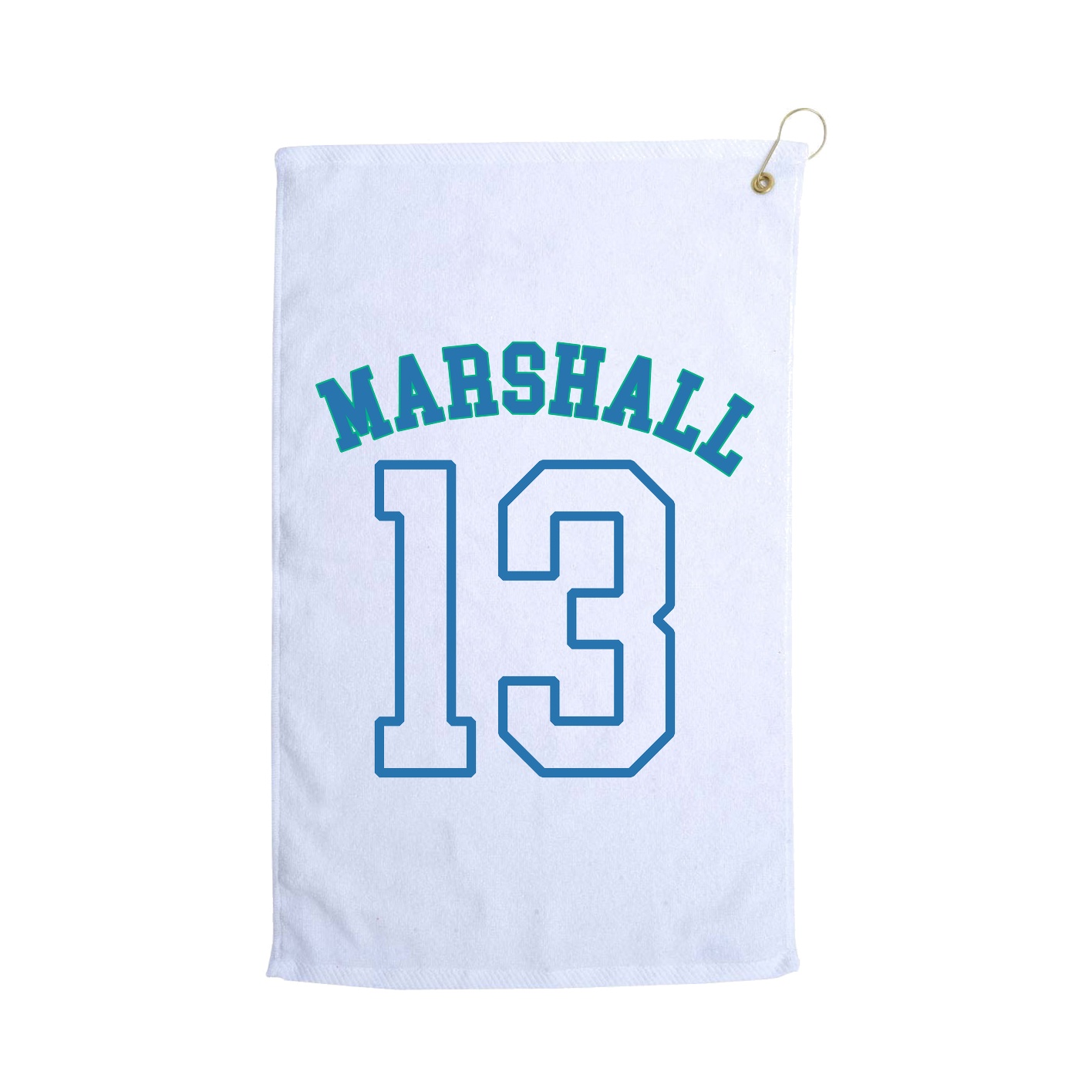 Golf Towel — Shirsey Arch in White