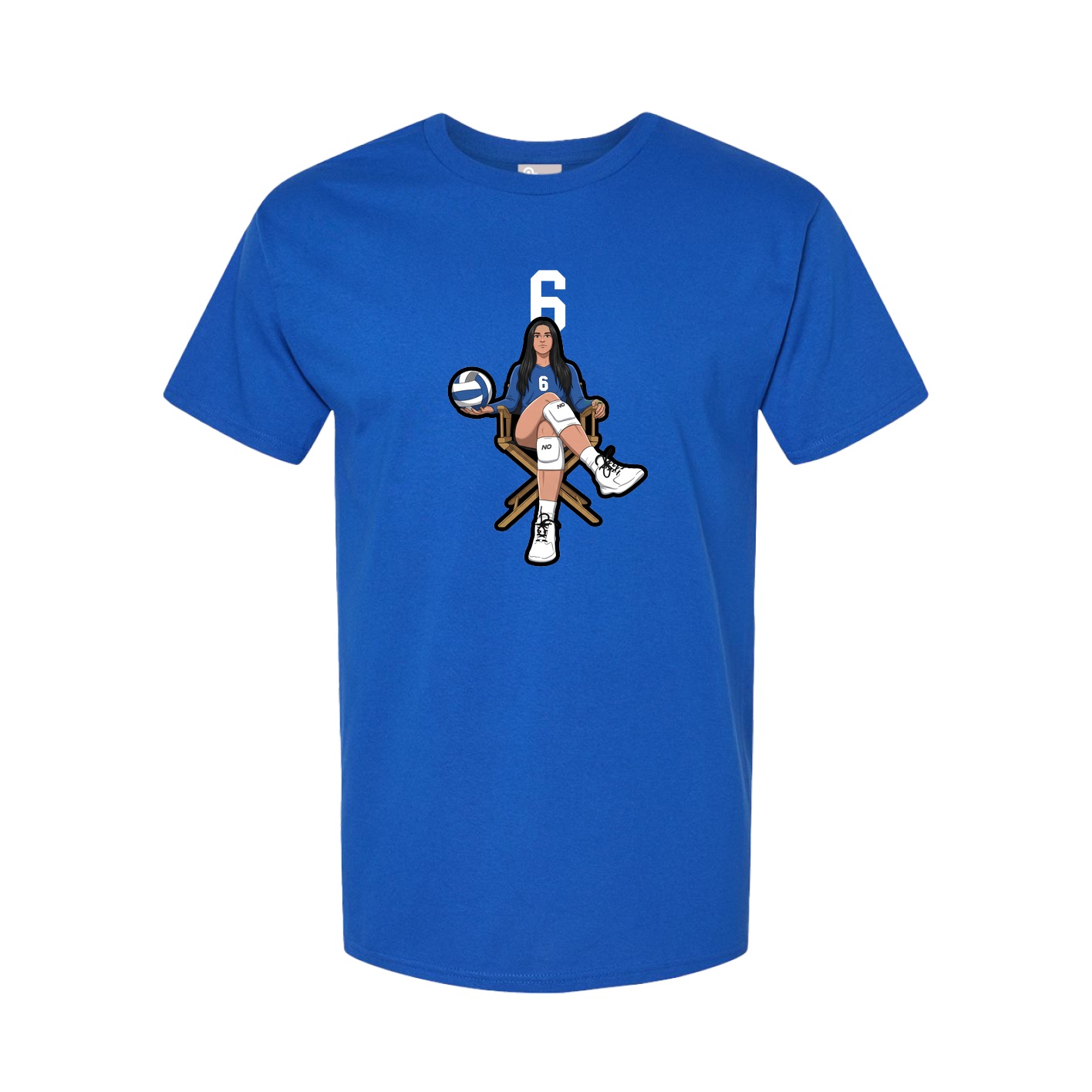Youth Tee — Number Top in Royal