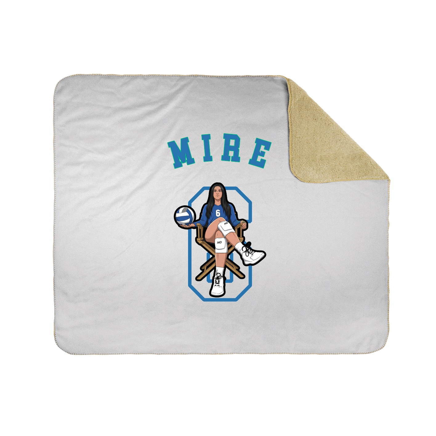 Throw Blanket — Shirsey Arch in White