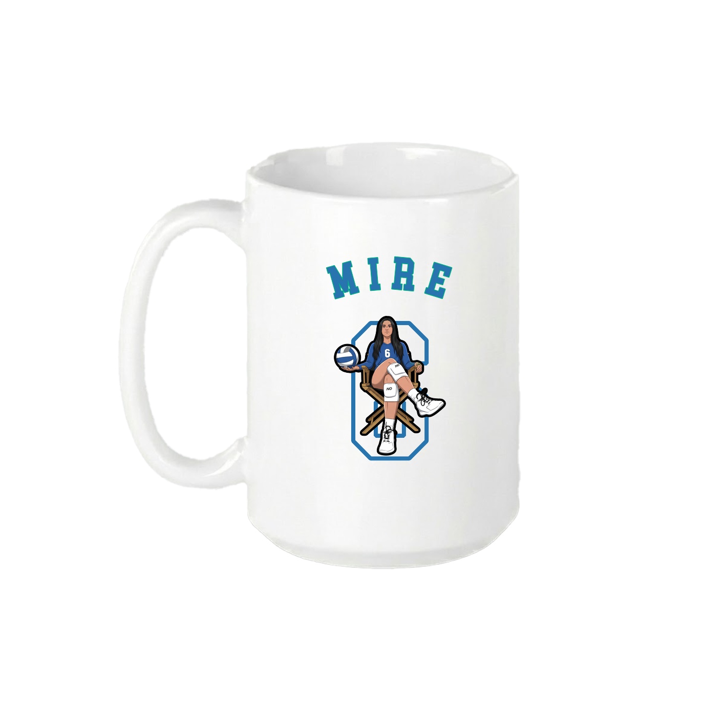 15oz Coffee Mug — Shirsey Arch in White