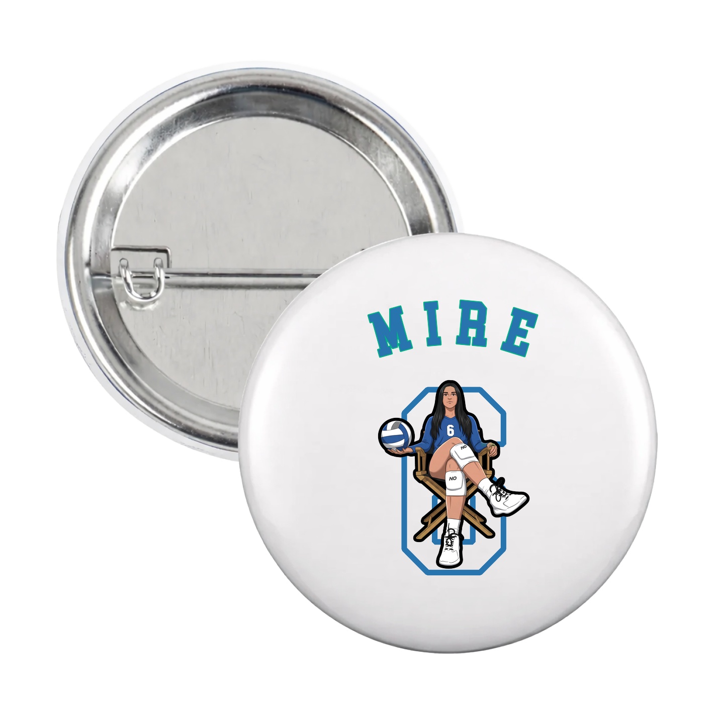 Game Day Button — Shirsey Arch in White