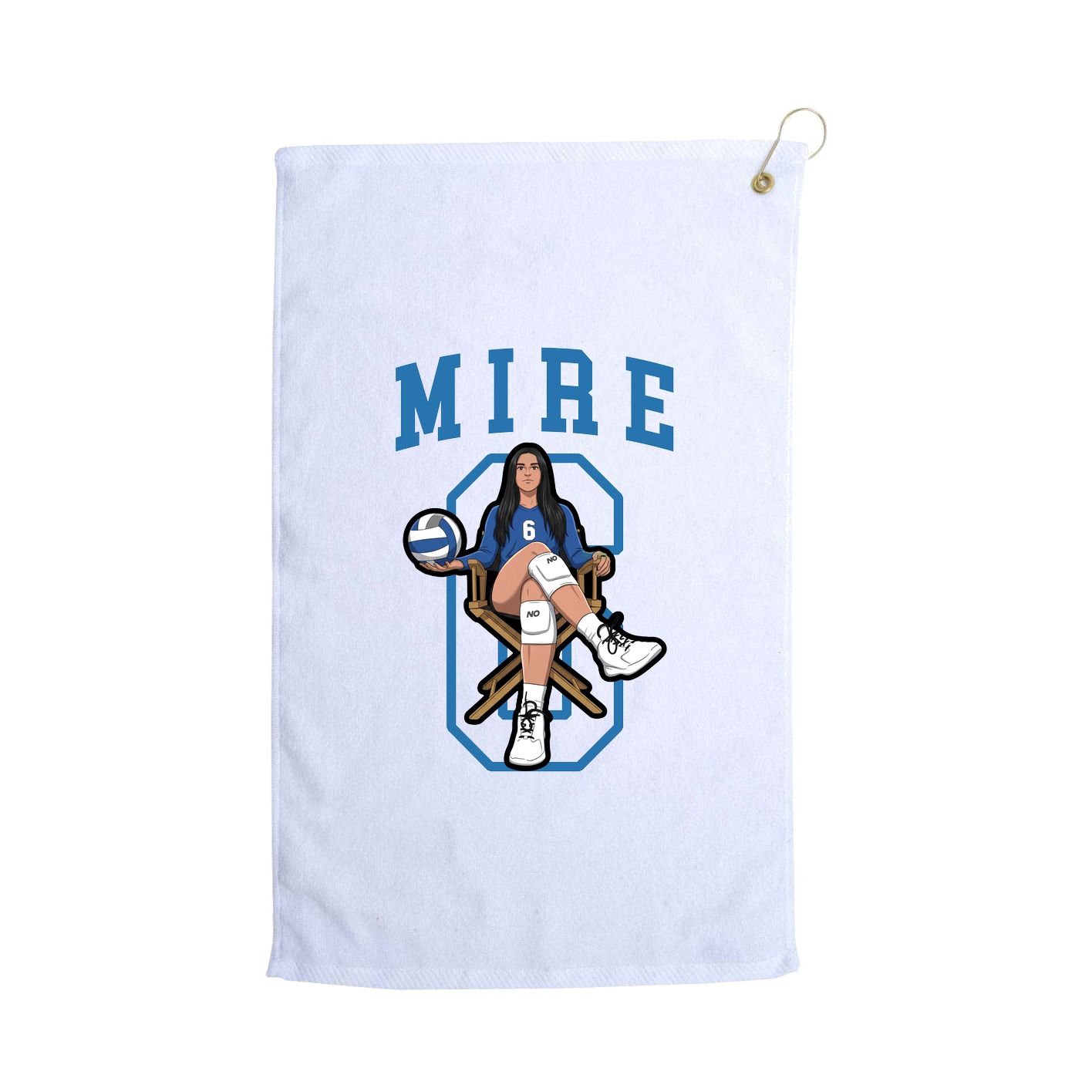 Golf Towel — Shirsey in White