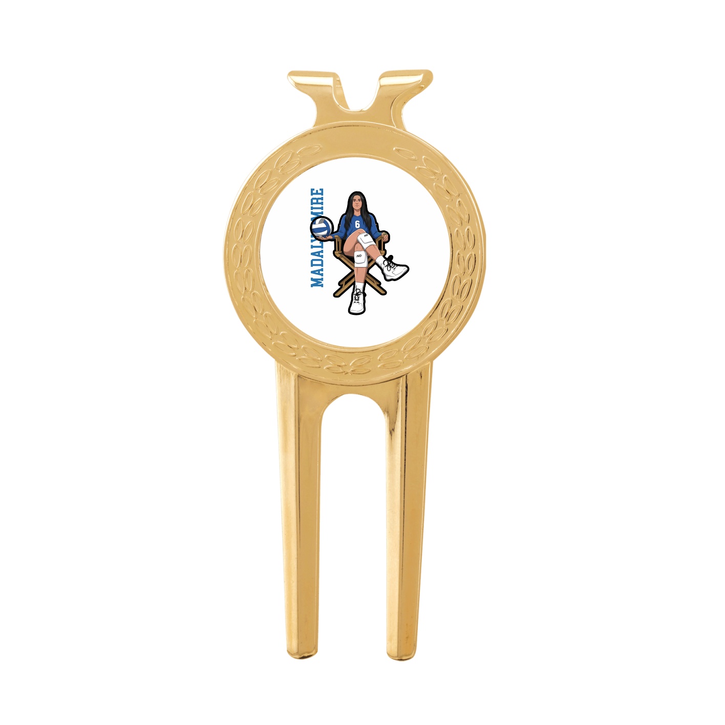Divot Tool with Ball Marker — Name Vertical in Classic