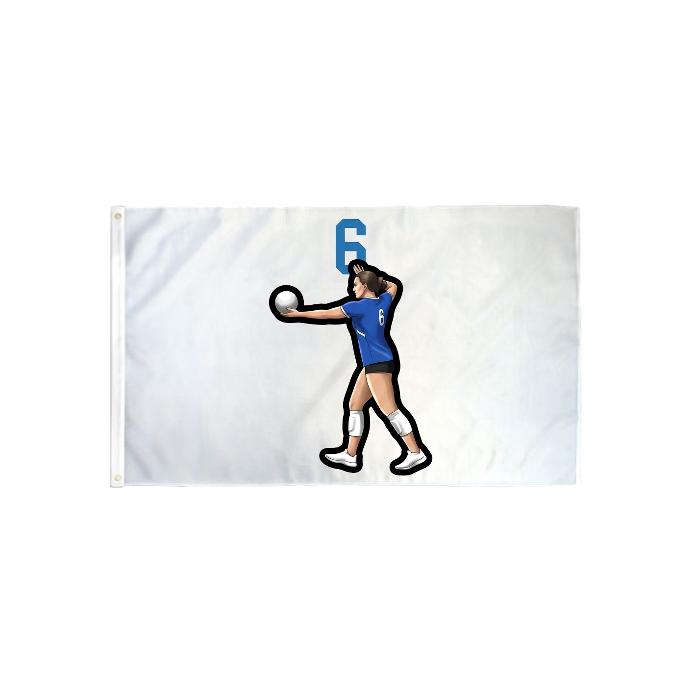 3x5 Flag — Number Top in Classic
