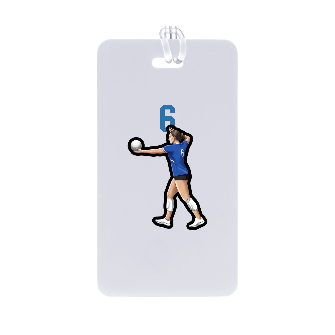Bag Tag — Number Top in Classic