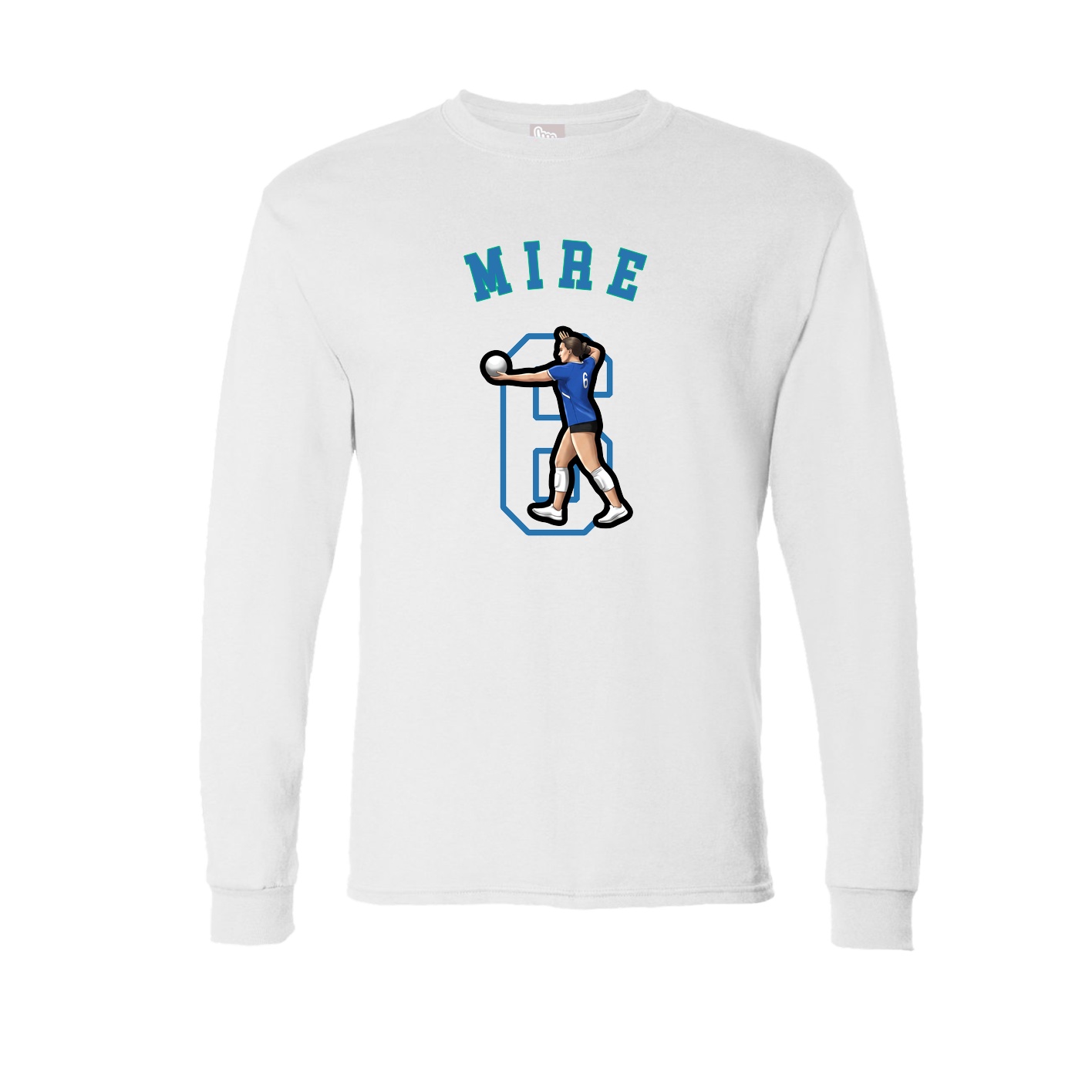 Long Sleeve Tee — Shirsey Arch in White