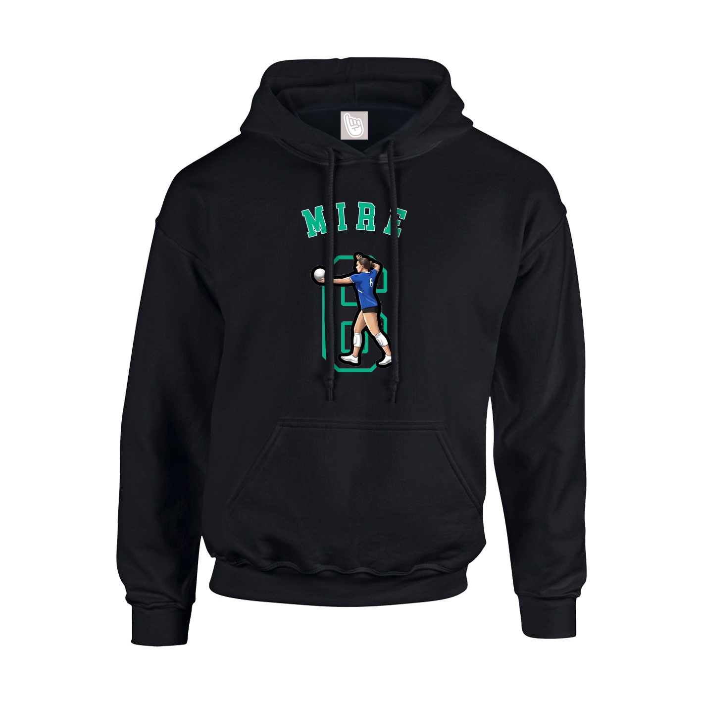 Hoodie — Shirsey Arch in Black