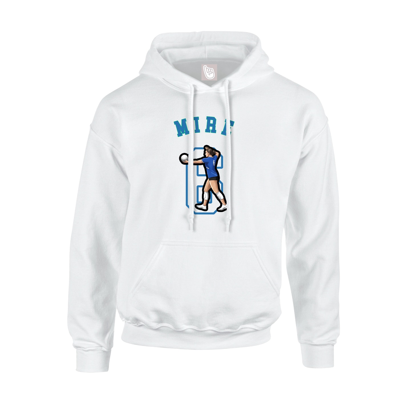 Youth Hoodie — Shirsey Arch in White