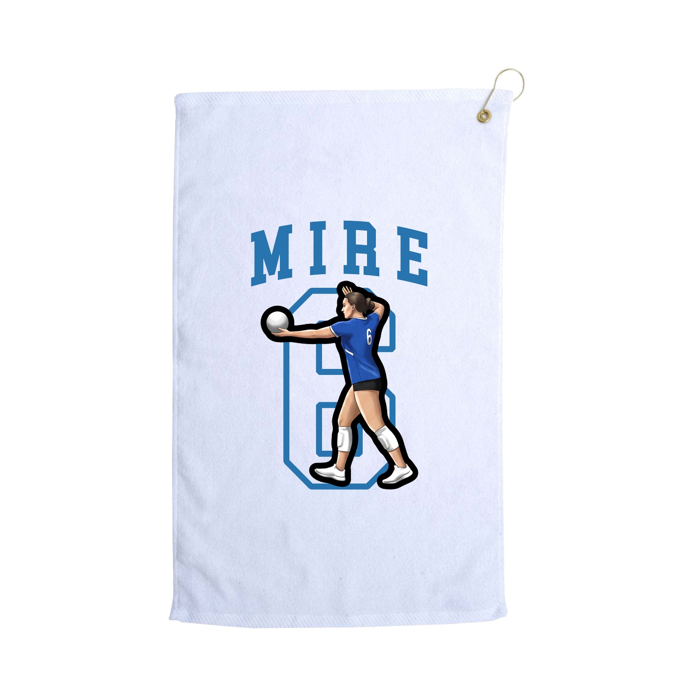 Golf Towel — Shirsey in White