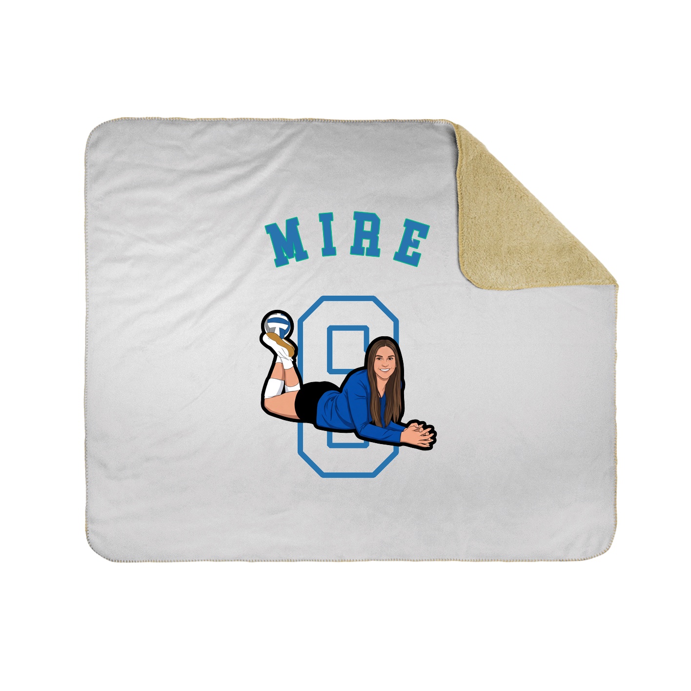 Throw Blanket — Shirsey Arch in White